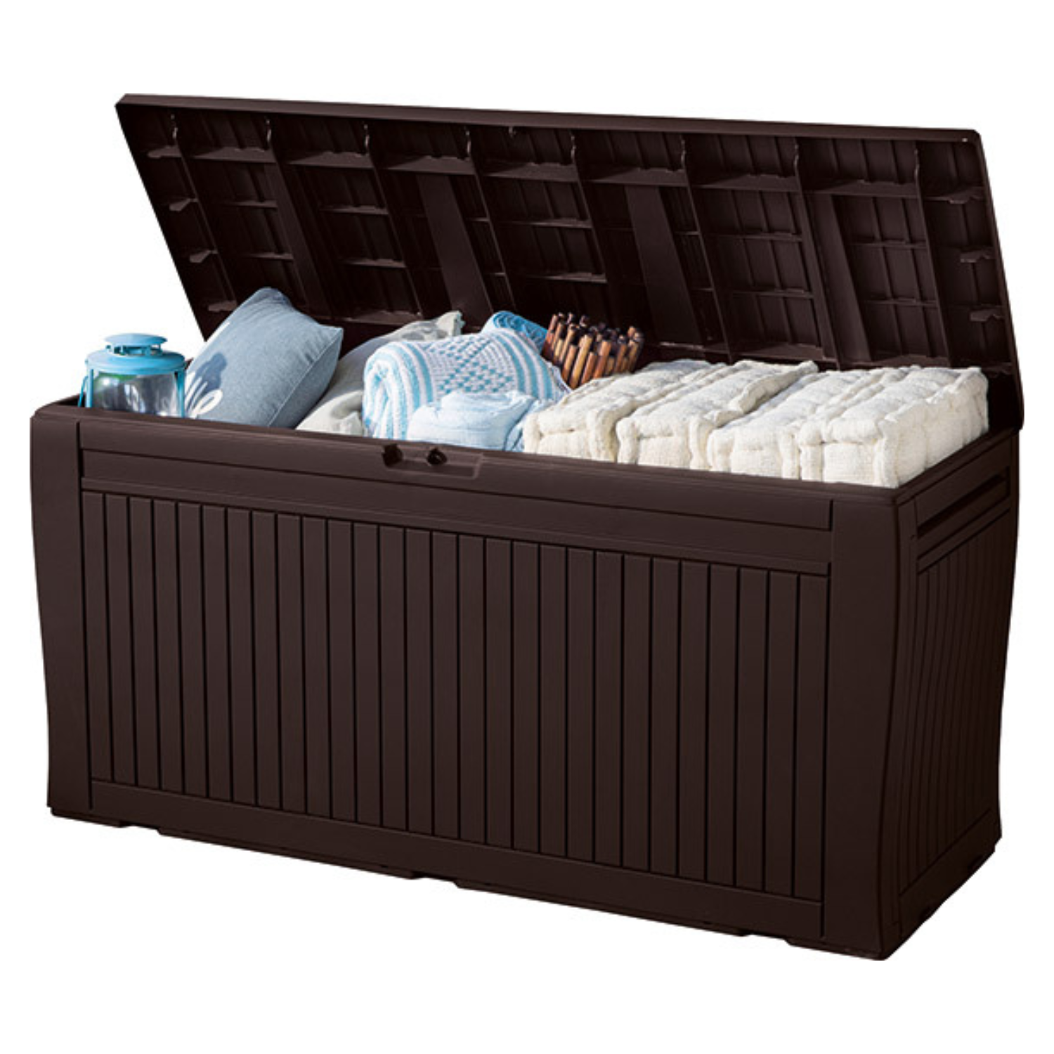 Comfy 270 L Storage Box 117×45x57 cm, Brown