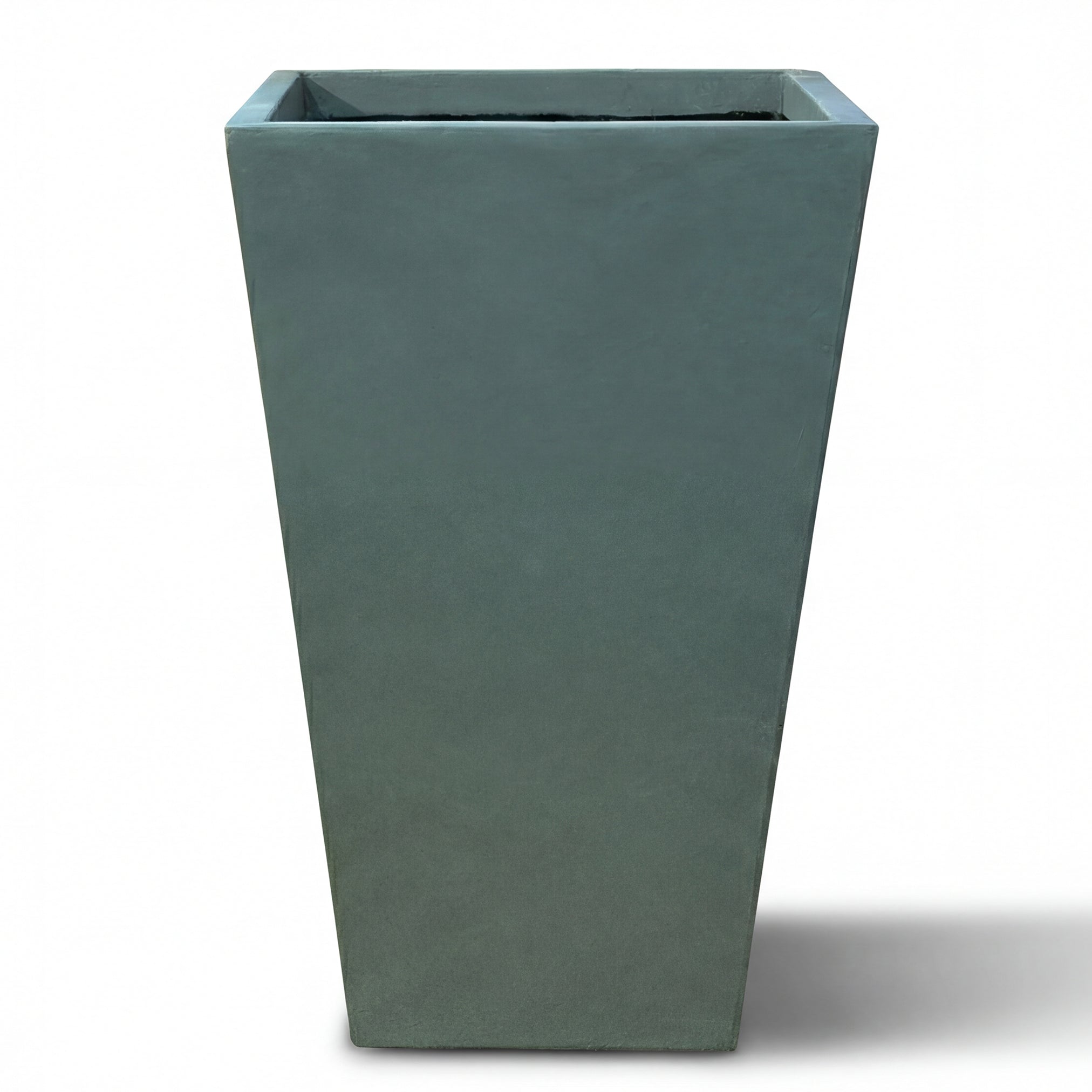Keramický květináč AERIS tmavě zelená – Provencelia, ručně vyráběný, mrazuvzdorný
