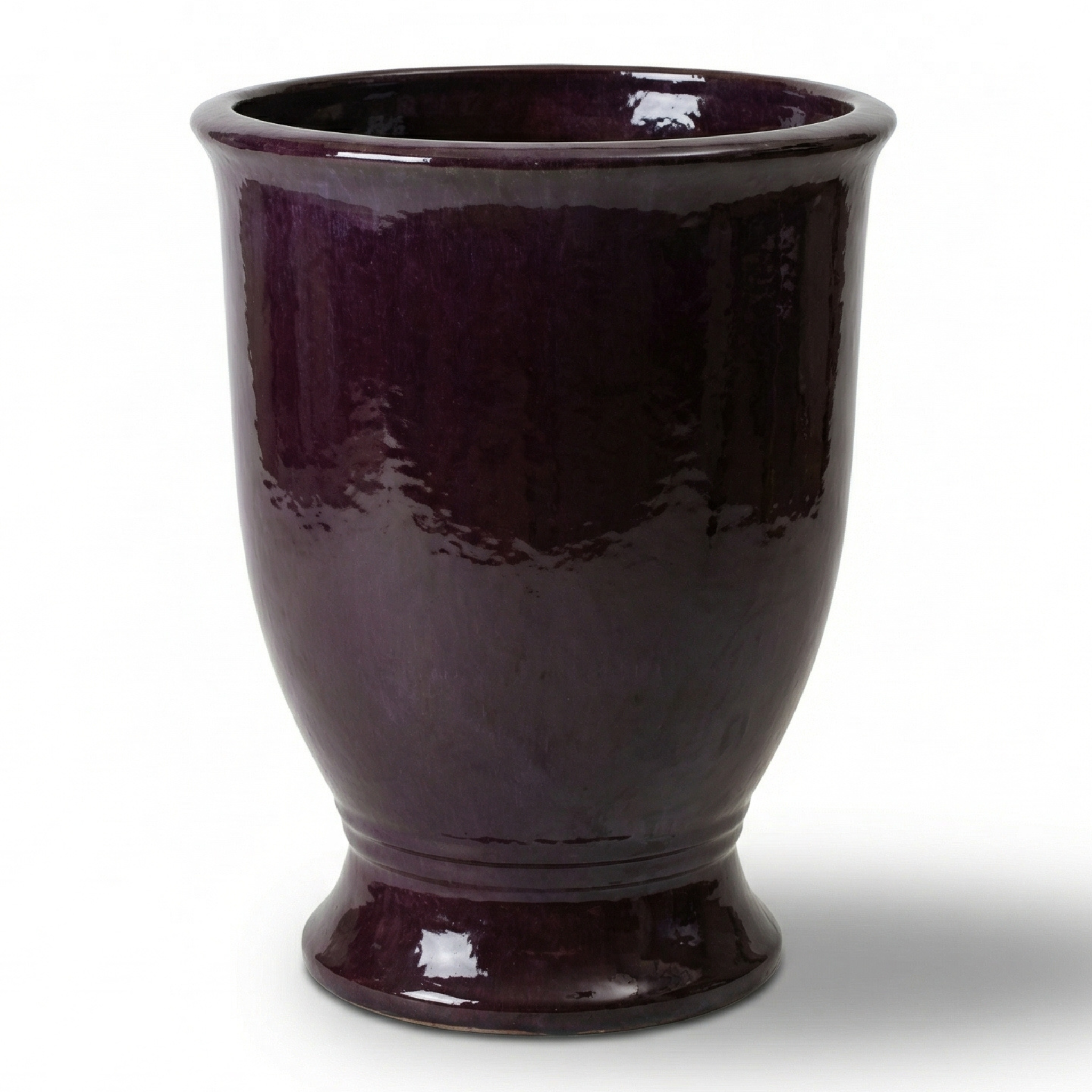 Keramický květináč ARTHUR fialová – Provencelia, ručně vyráběný, mrazuvzdorný