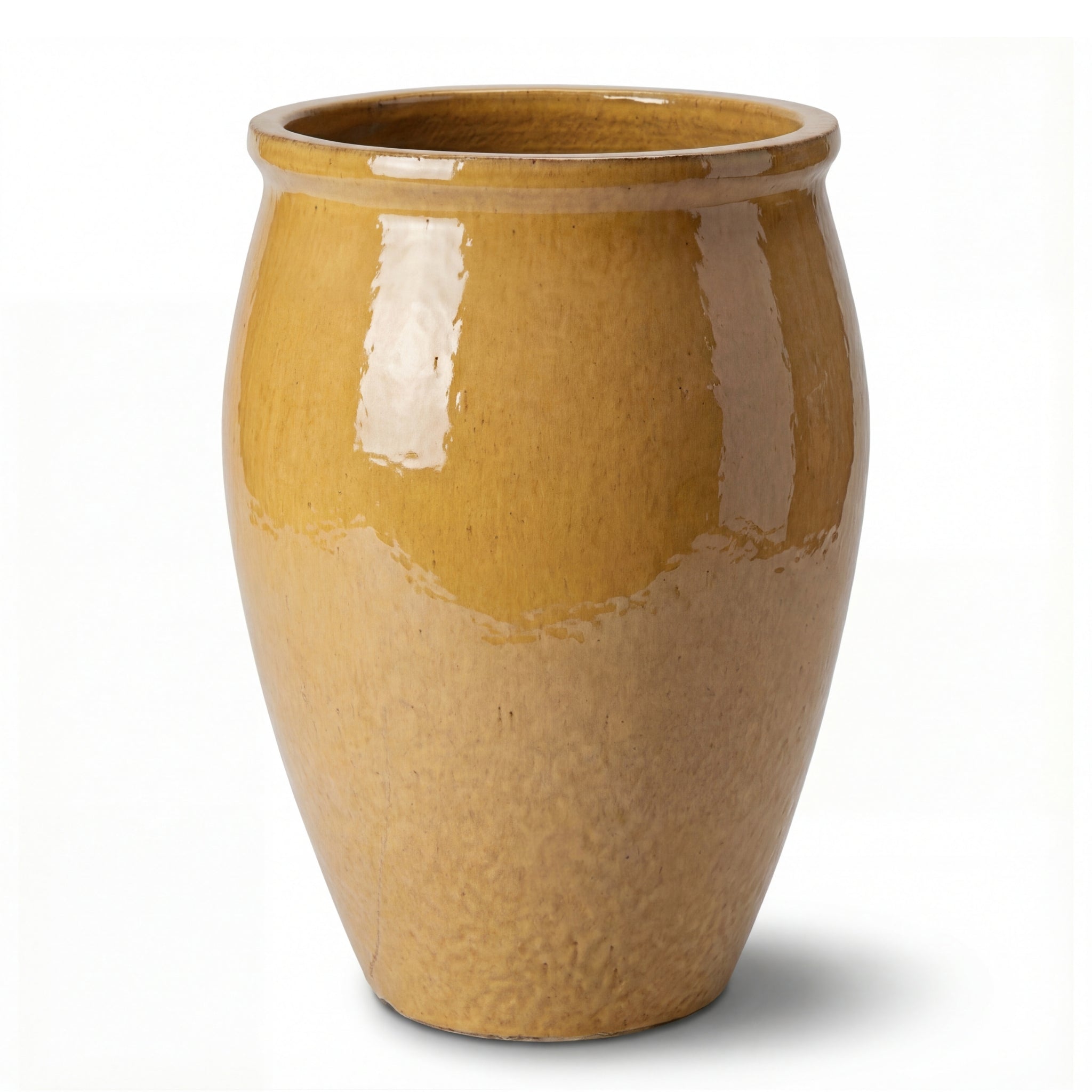 Keramický květináč BACCHUS - Pouštní žlutá