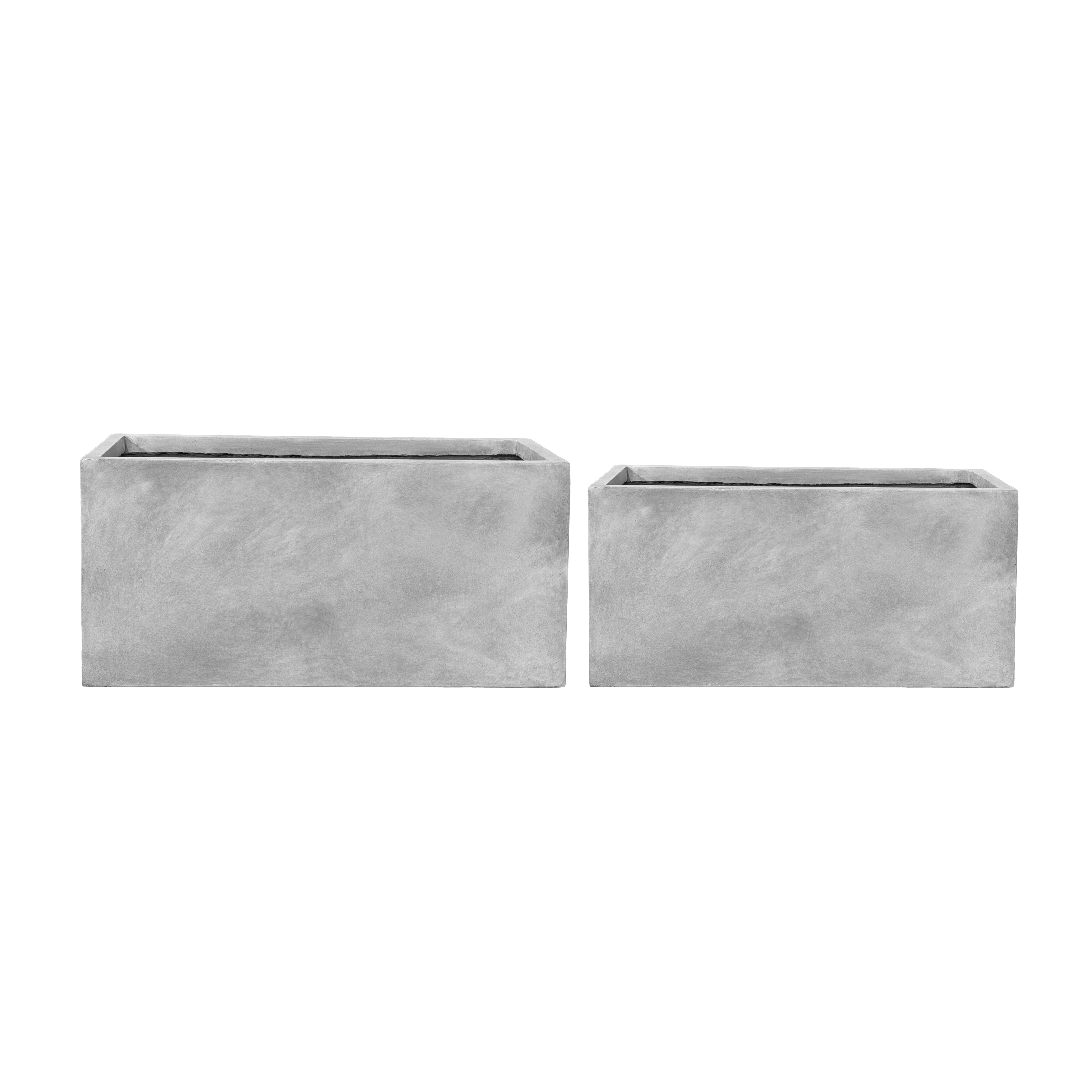 Betonový květináč Horizon světle šedý 99×46×46 cm – mrazuvzdorný, do exteriéru
