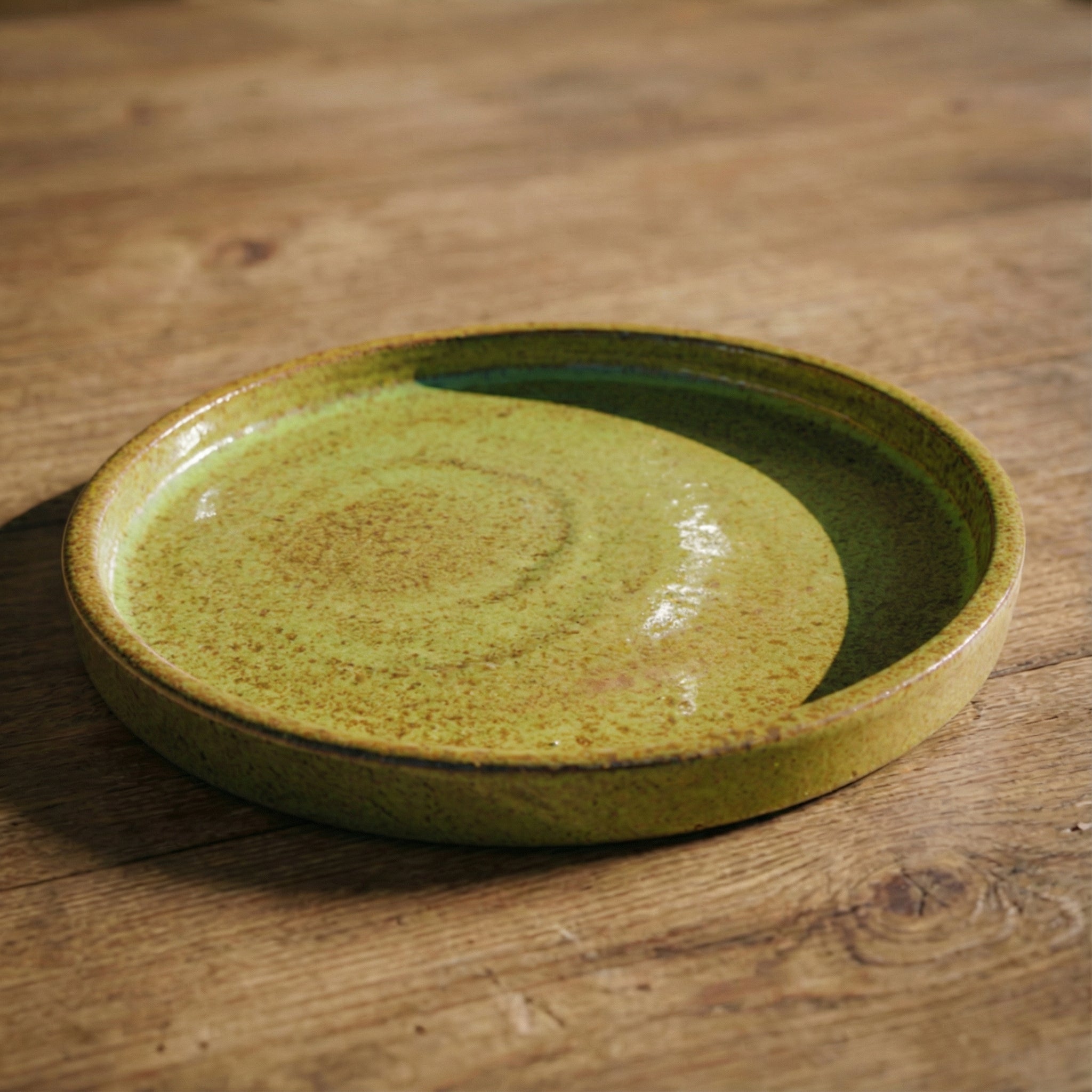 Podmiska pod květináč - Podzimní zelená