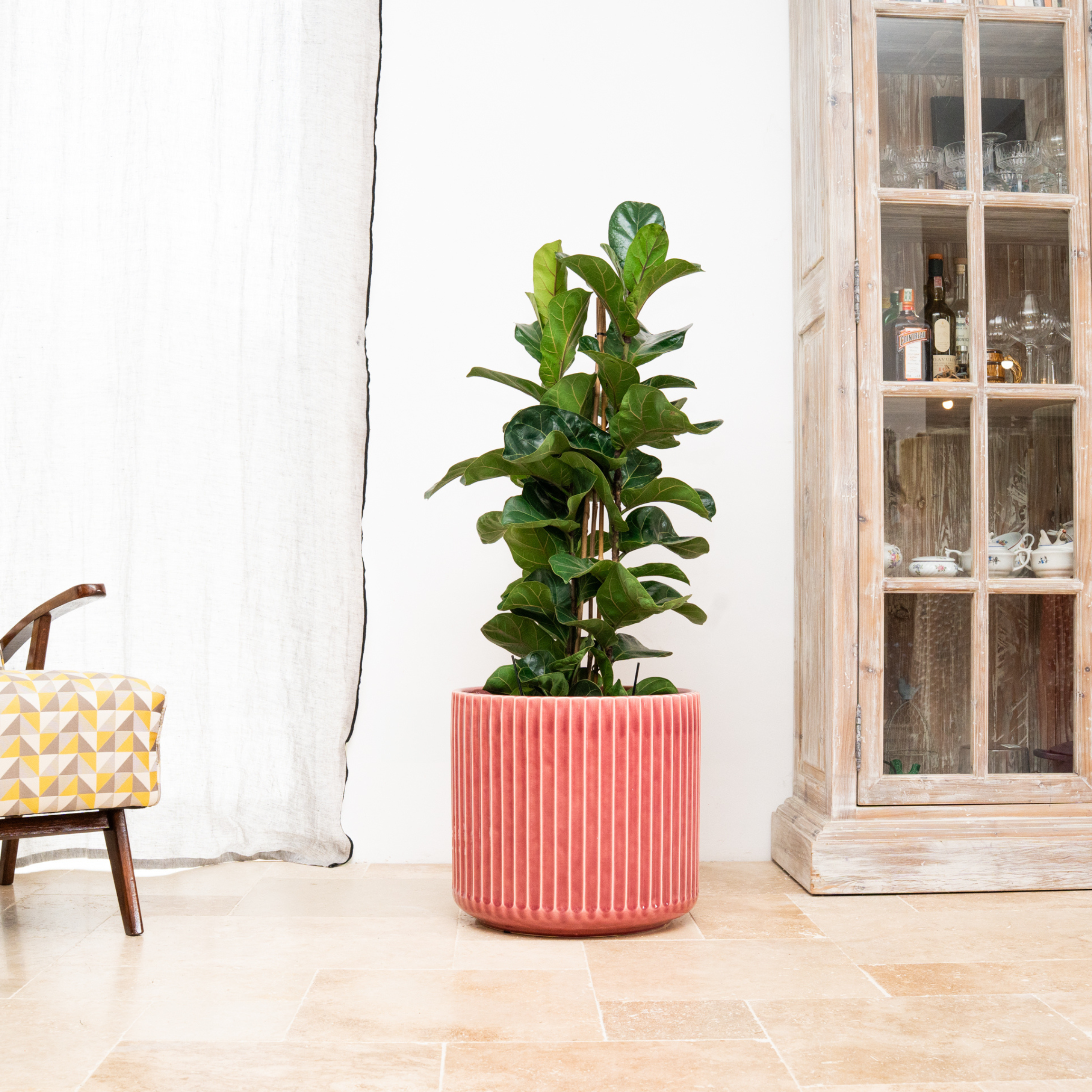 Keramický květináč London - Růžový