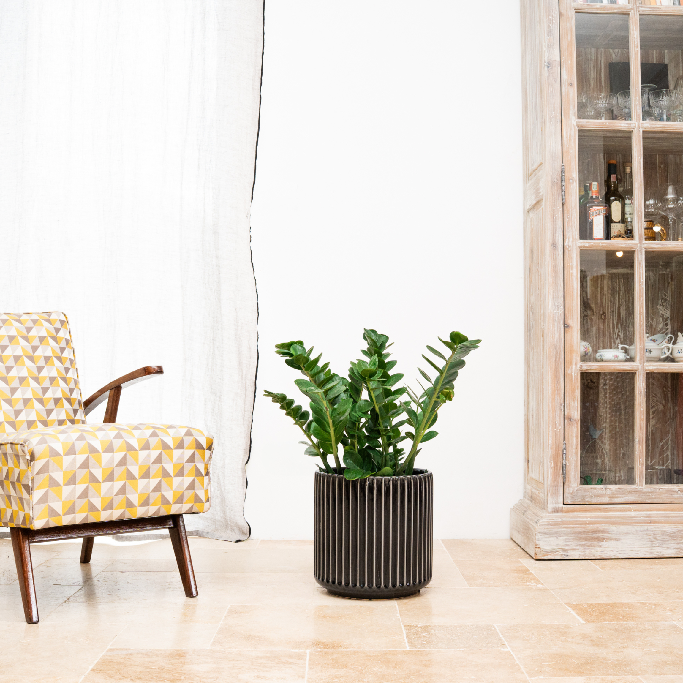 Keramický květináč London - Šedá