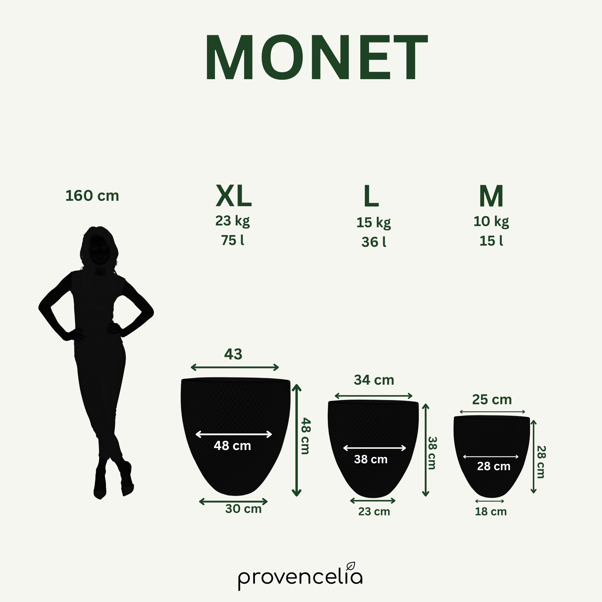 Keramický květináč MONET ručně vyráběný glazovaný květináč z terakoty – styl Provence, robustní a elegantní