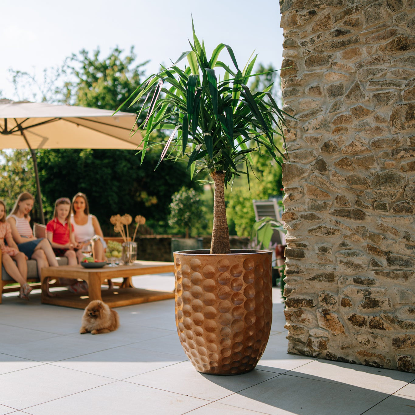 Keramický květináč MEROVEE - Antická rez