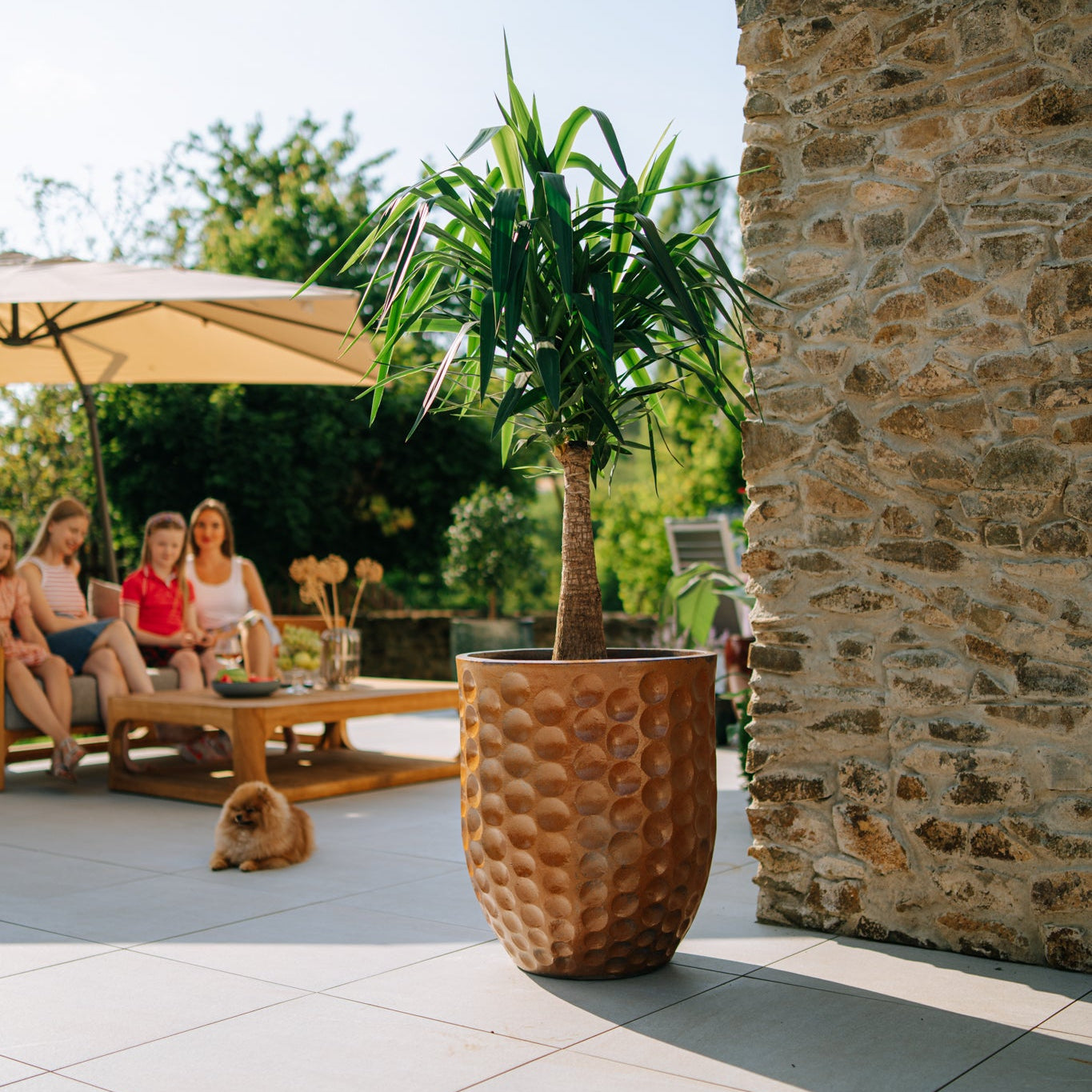 Keramický květináč MEROVEE - Antická rez