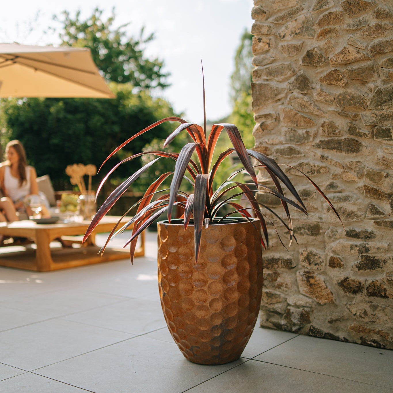 Keramický květináč MEROVEE - Antická rez