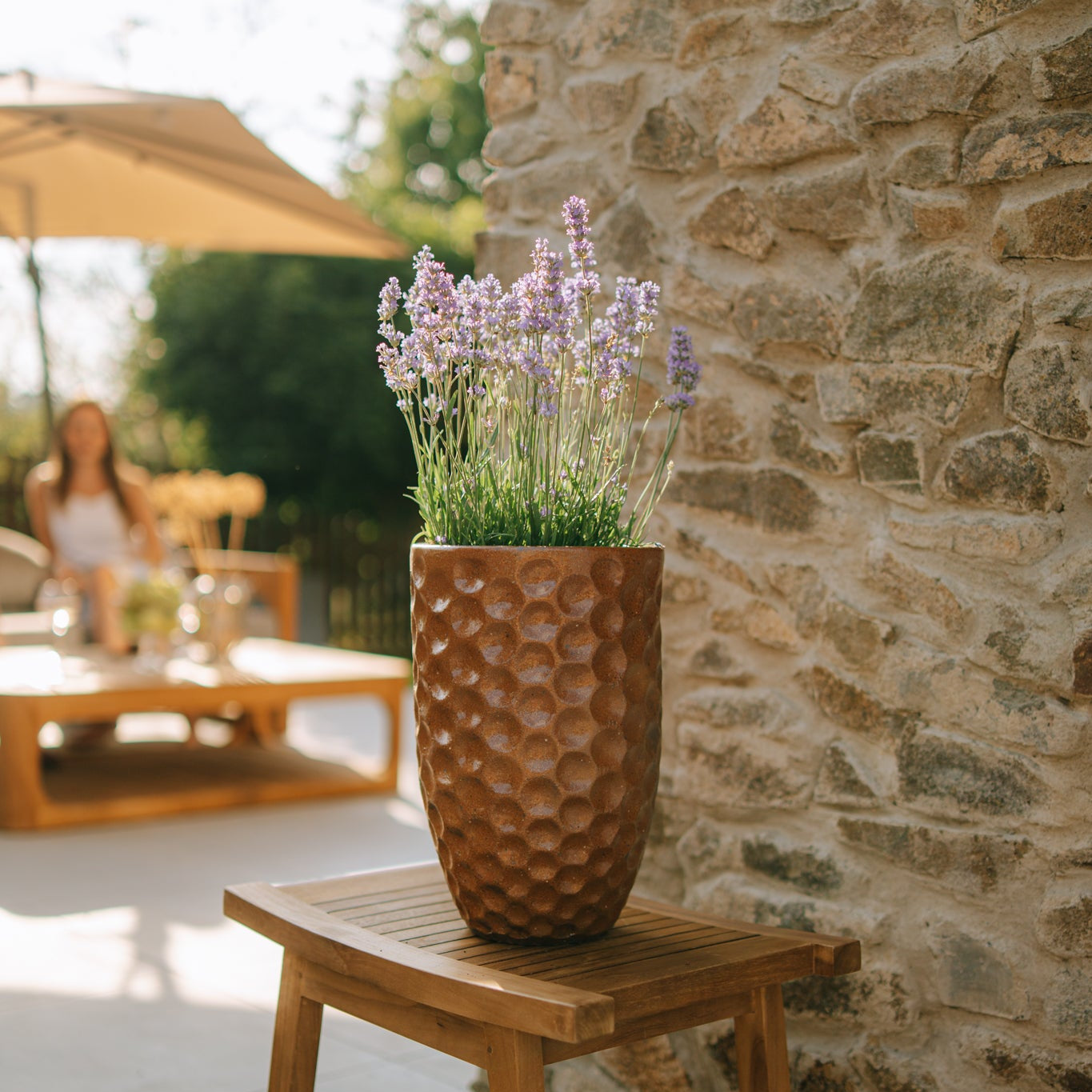 Keramický květináč MEROVEE - Antická rez