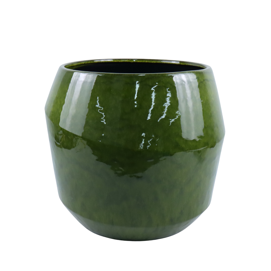 Keramický květináč Monaco - Zelený