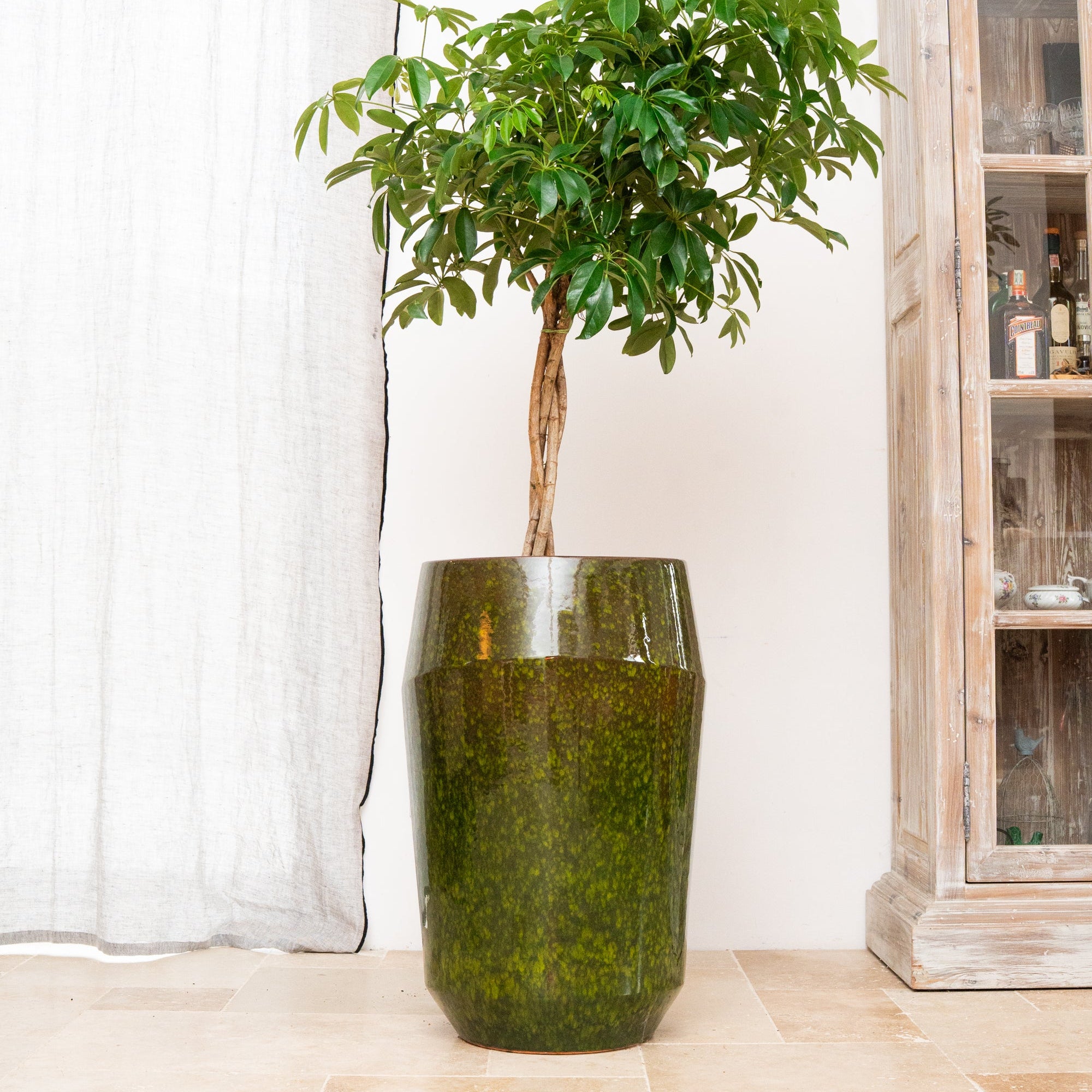 Keramický květináč Monaco - Zelený