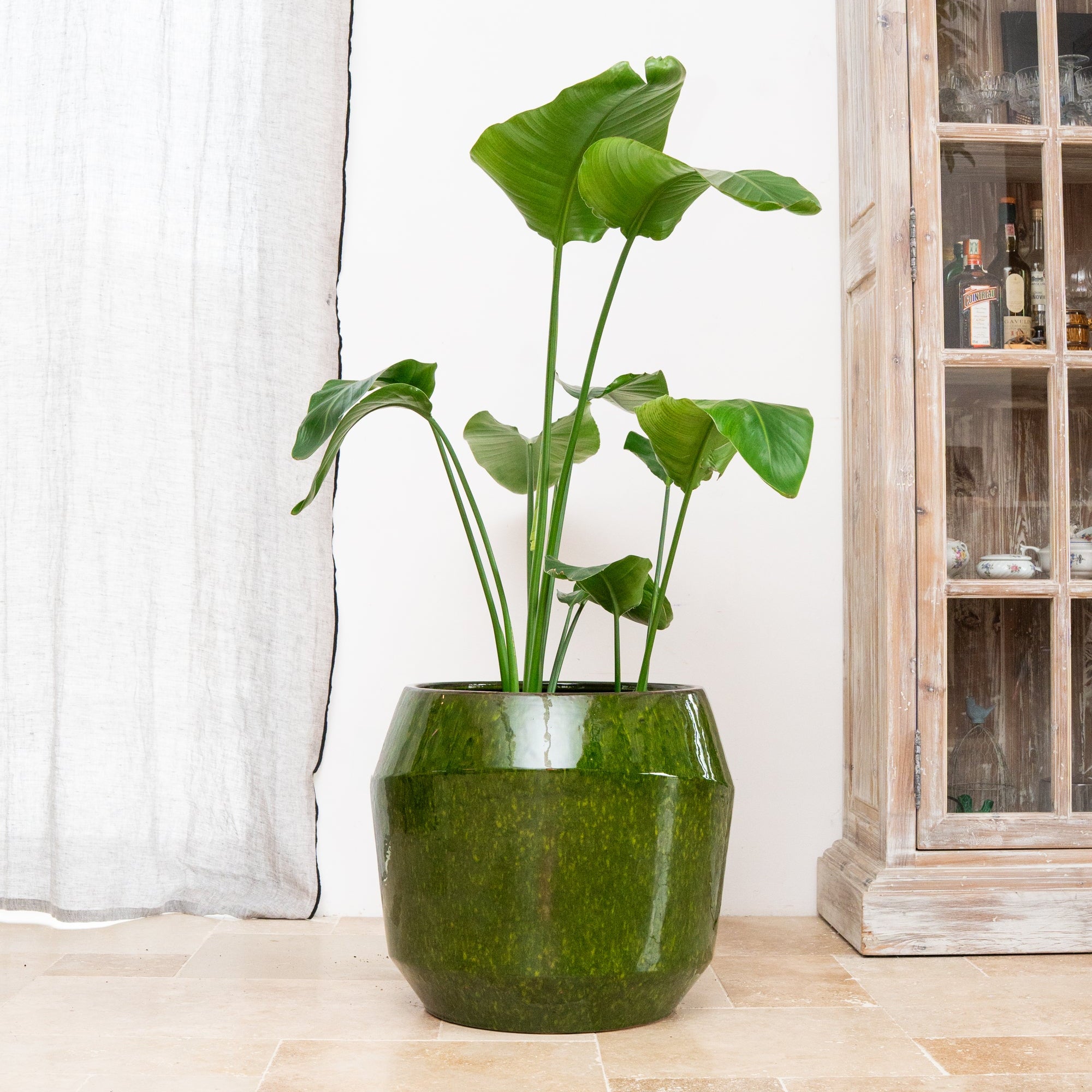 Keramický květináč Monaco - Zelený