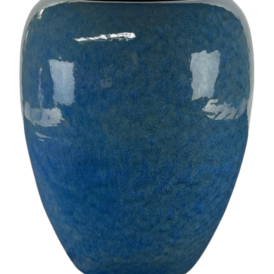 Keramický květináč Galilee - Mořsky modrá