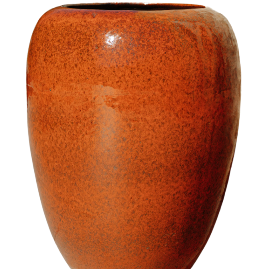 Keramický květináč Galilee - Podzimní oranžová