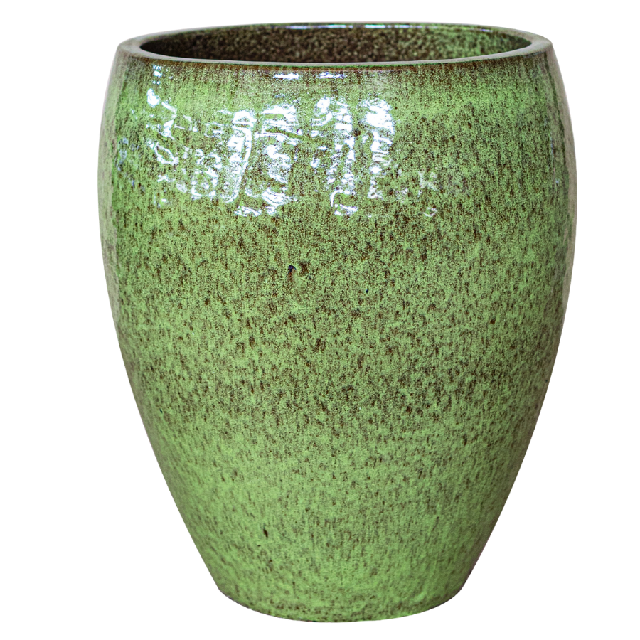 Keramický květináč Poseidon - Podzimní zelená