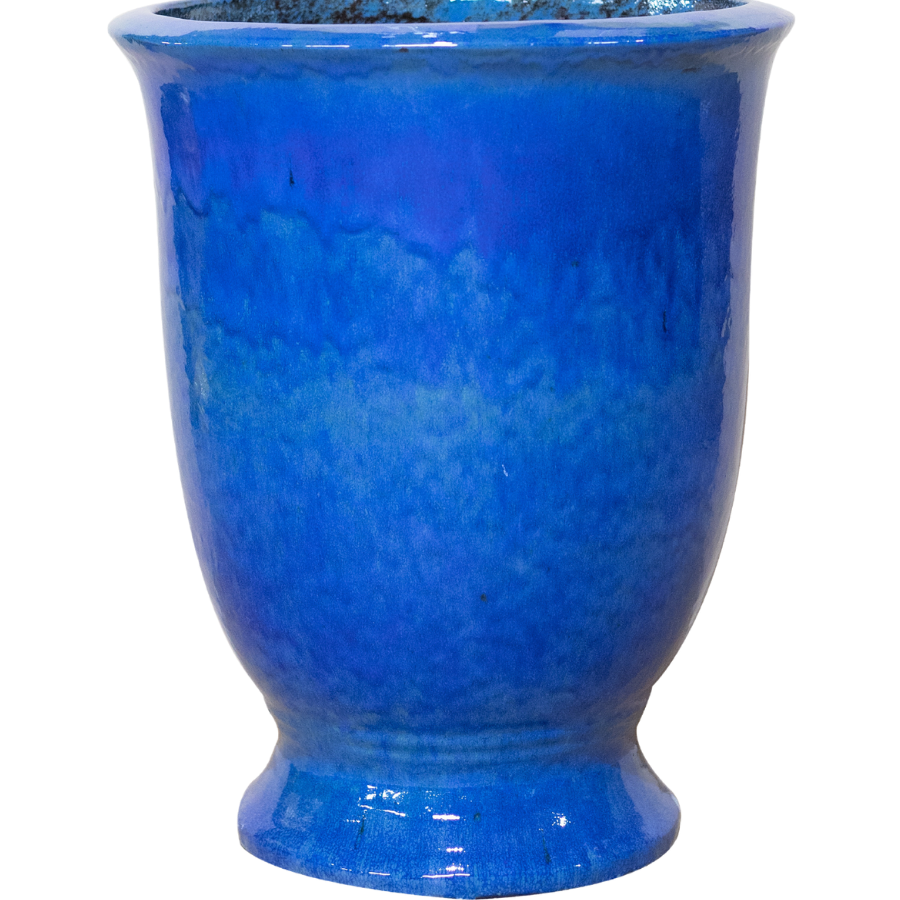 Keramický květináč Arthur - Mořsky modrá