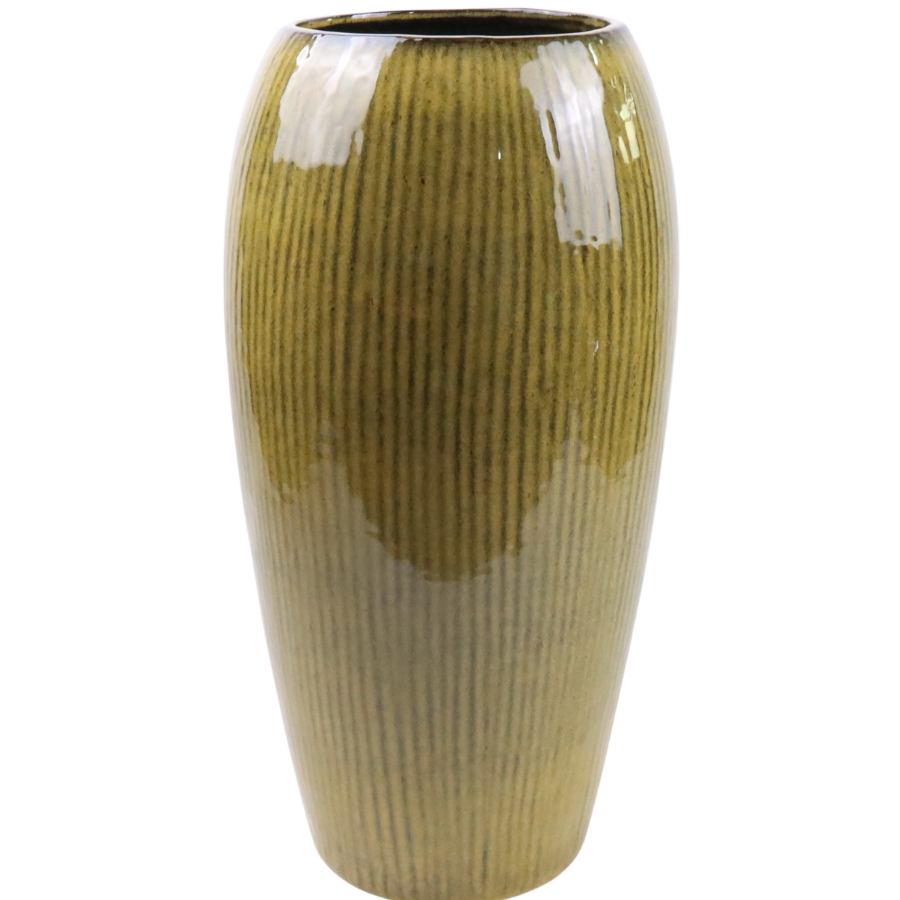 Keramický květináč Milano - Žlutá