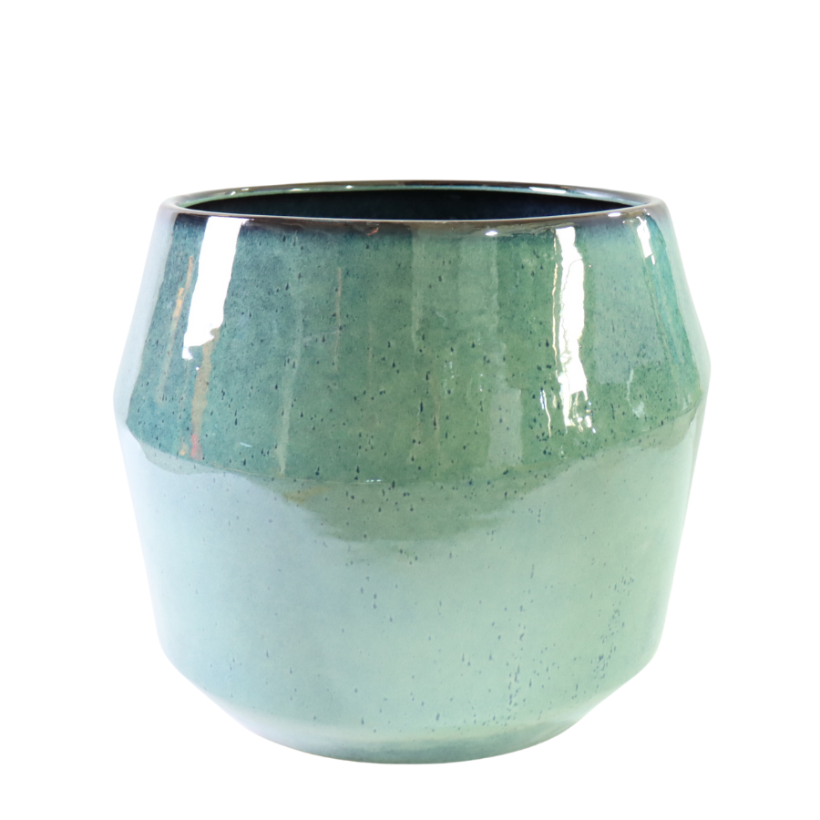 Keramický květináč Monaco - Světle modrá