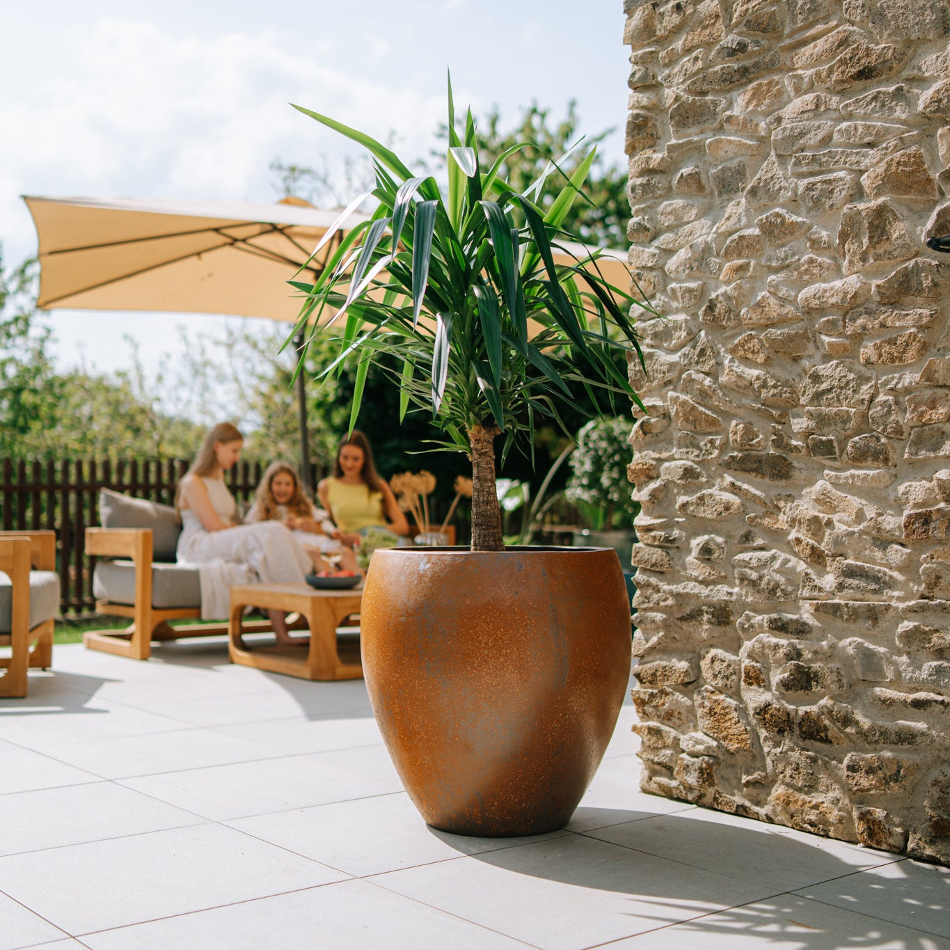 Keramický květináč LAFONTAINE - Antická rez