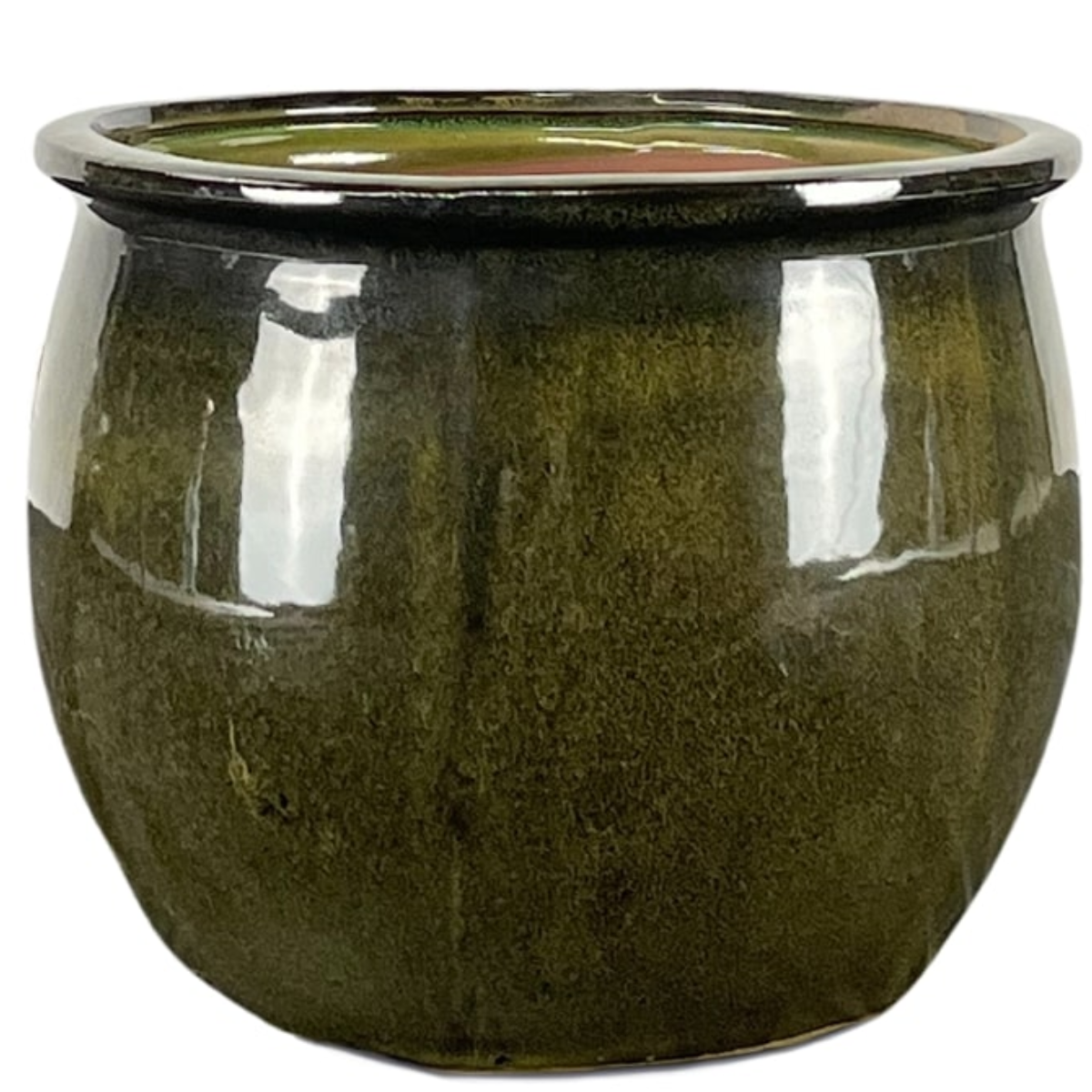 Keramický květináč Newton - Tropická zelená