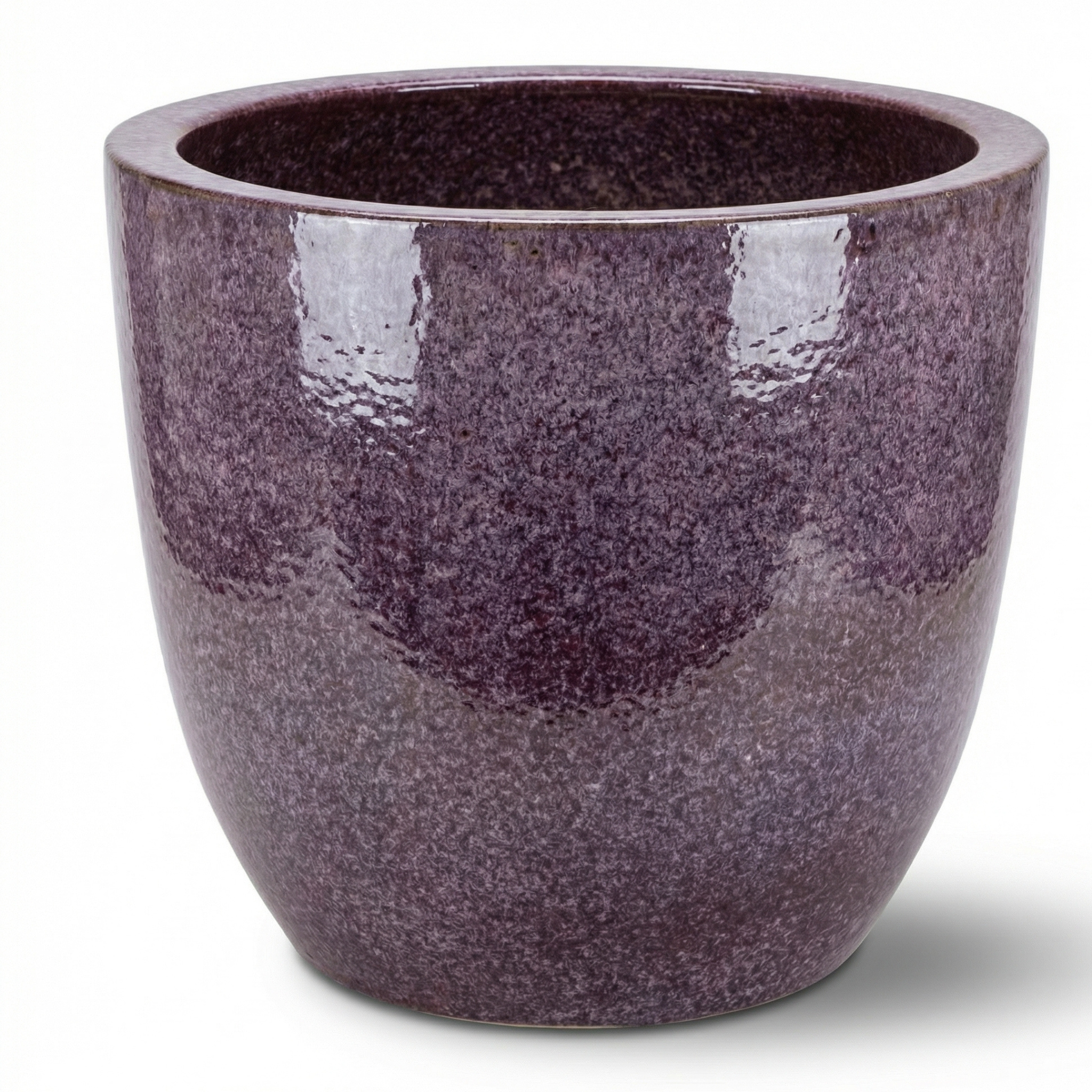 Keramický květináč LANCELOT Fialový – Provencelia, ručně vyráběný, mrazuvzdorný