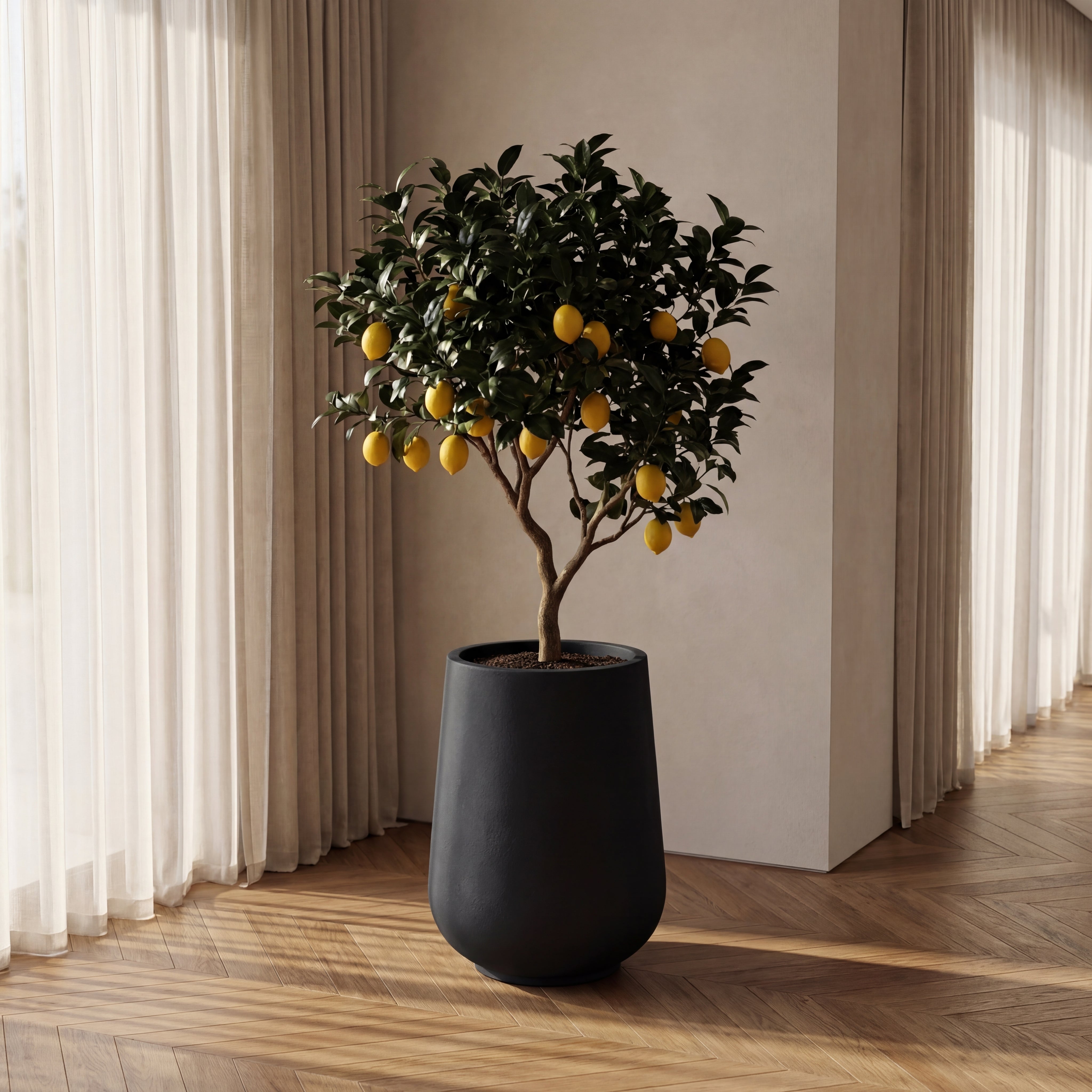 Betonový květináč MONOLITH - doplňující náhled