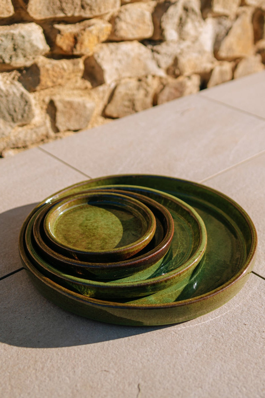 Podmiska pod květináč - Tropická zelená