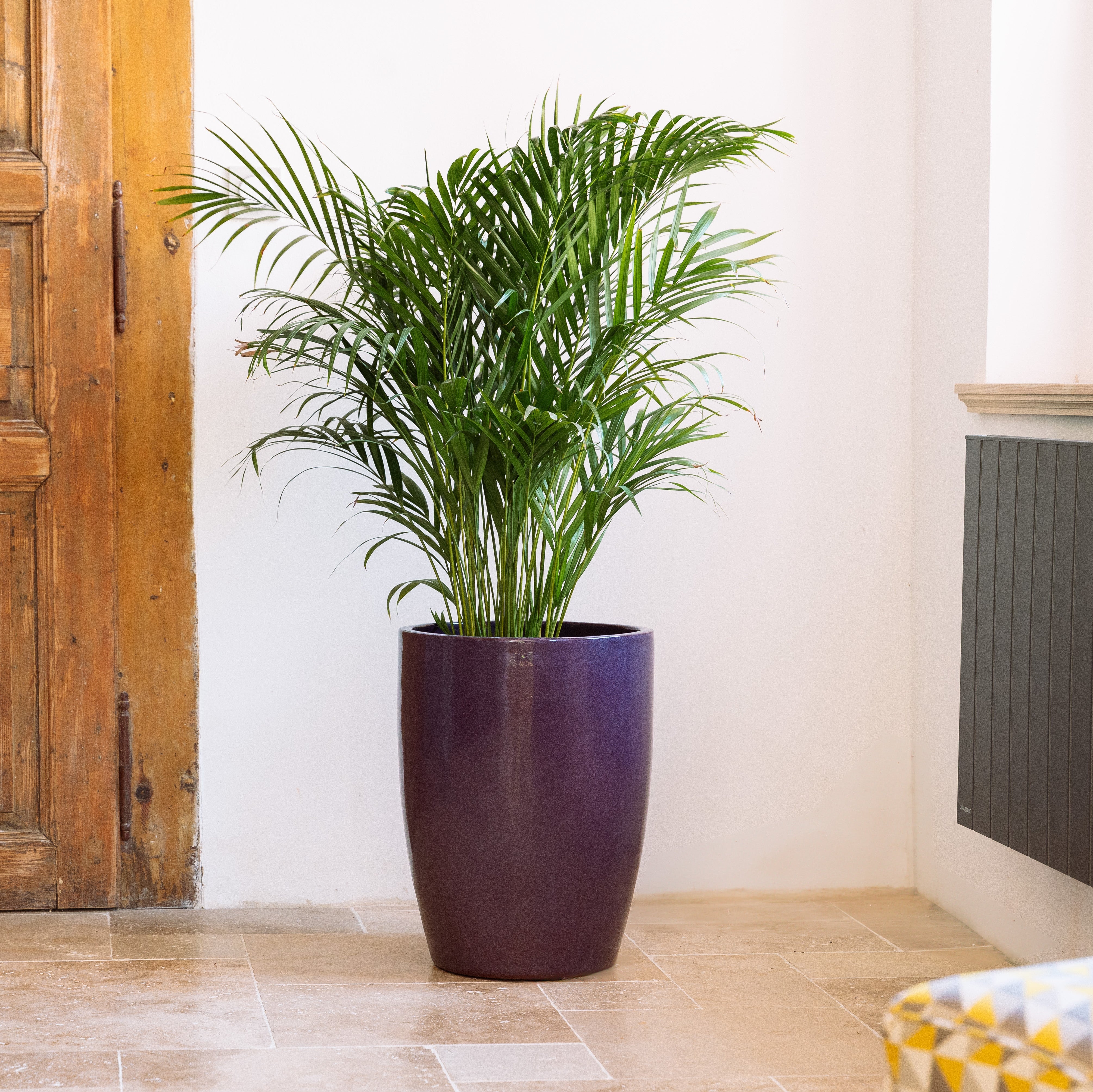 Vysoký keramický květináč Platon - Fialový