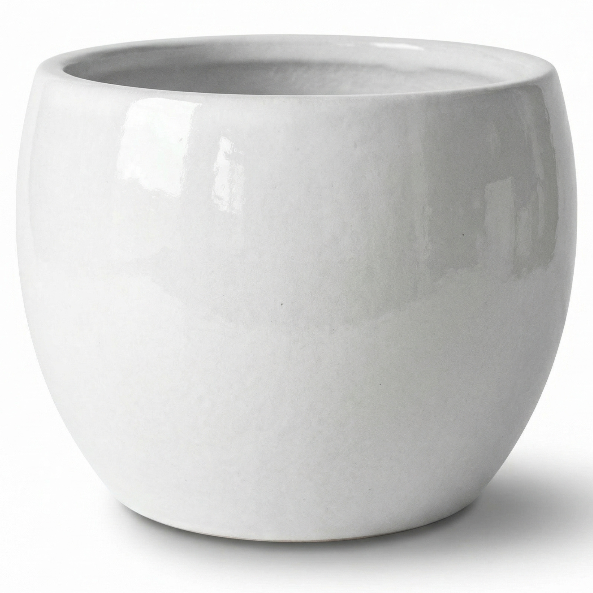 Keramický květináč ROMULUS krémová – Provencelia, ručně vyráběný, mrazuvzdorný