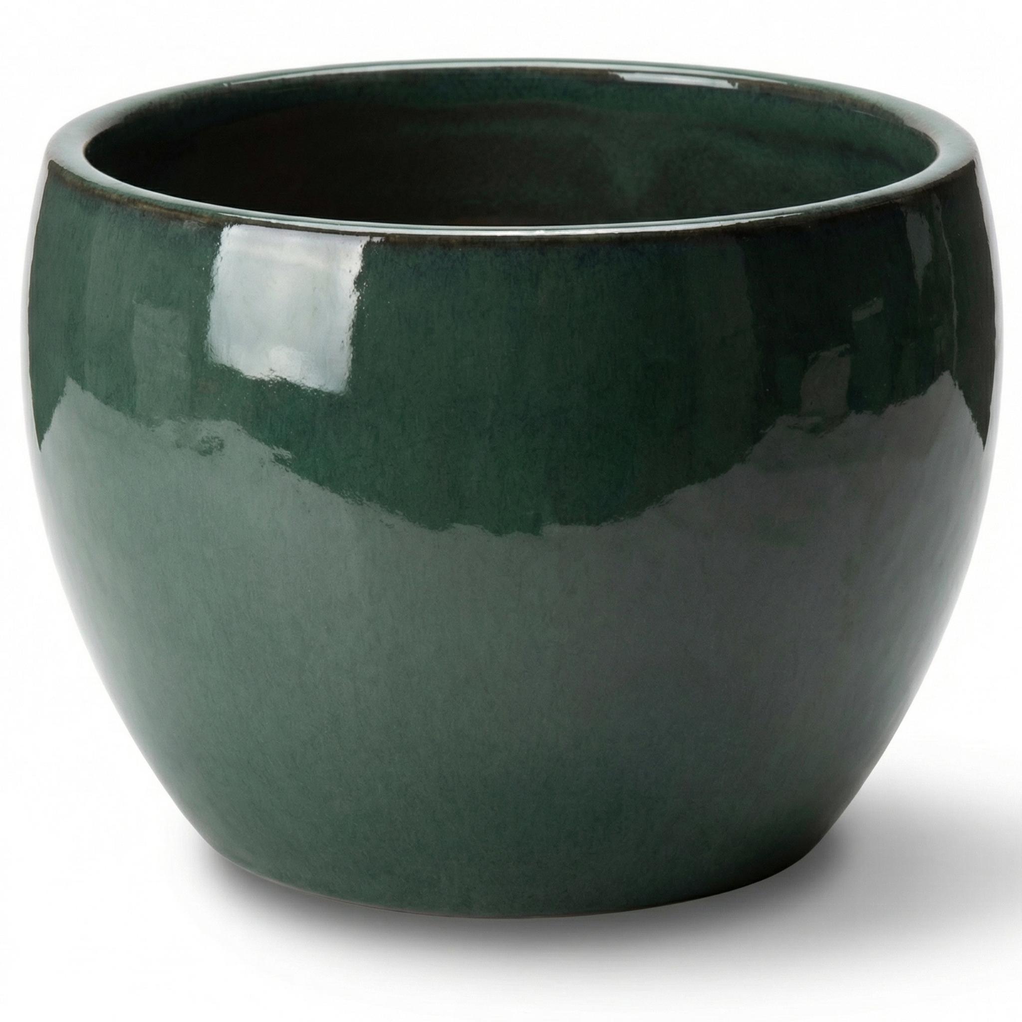Keramický květináč ROMULUS nefritová – Provencelia, ručně vyráběný, mrazuvzdorný
