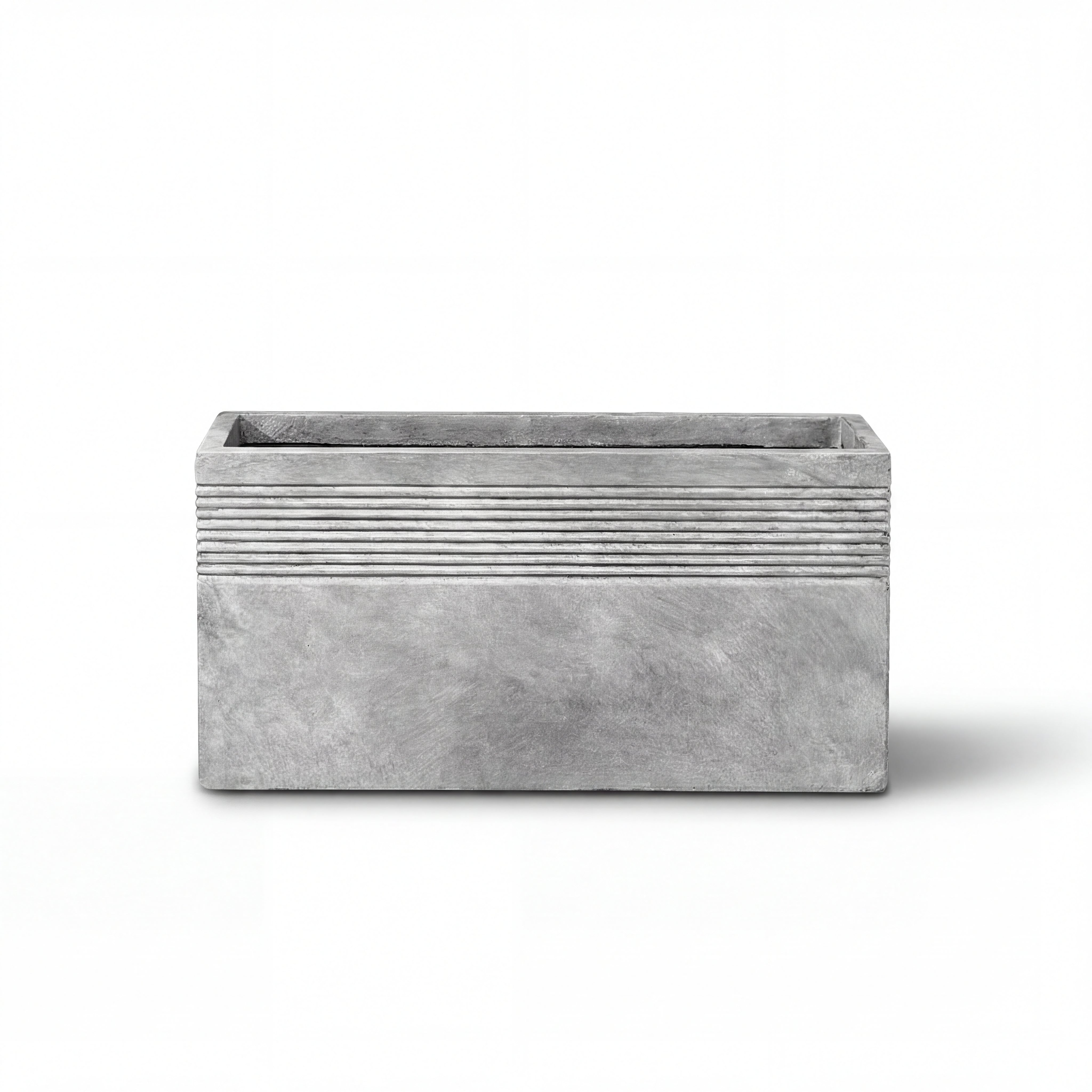 Betonový květináč Spirit - Světle šedý