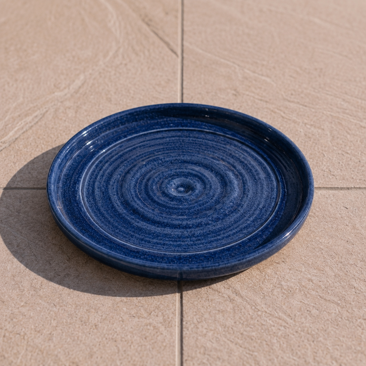 Podmiska pod květináč - Půlnoční modrá (Ø 16–49 cm)