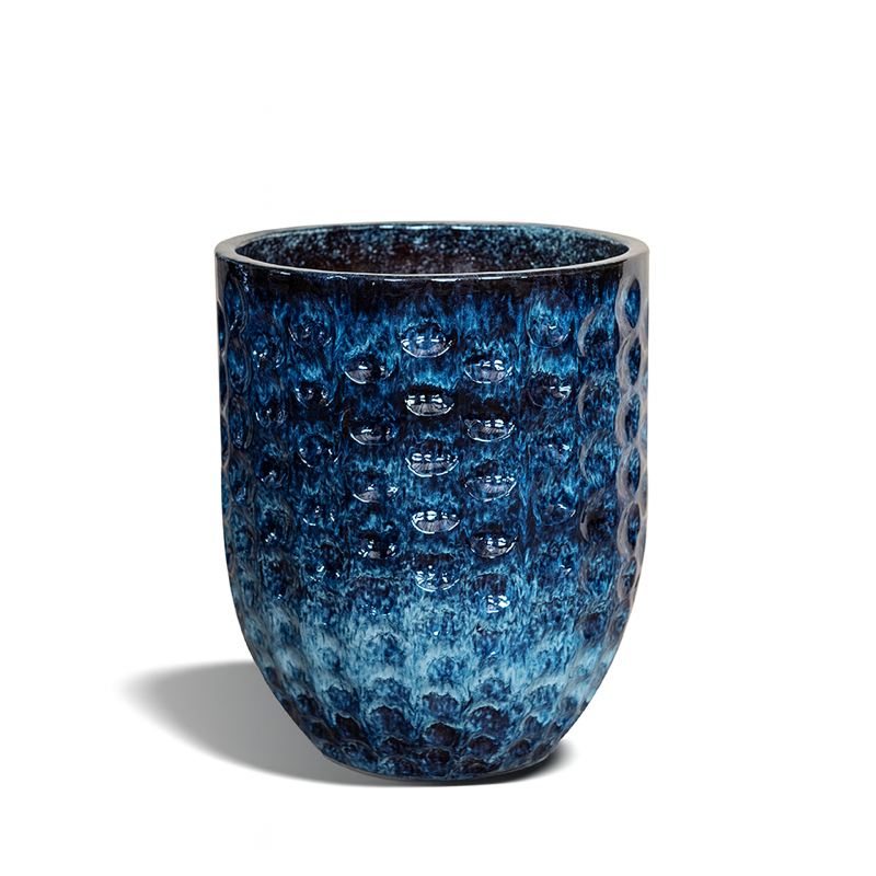 Keramický květináč MEROVEE - Ledově modrá