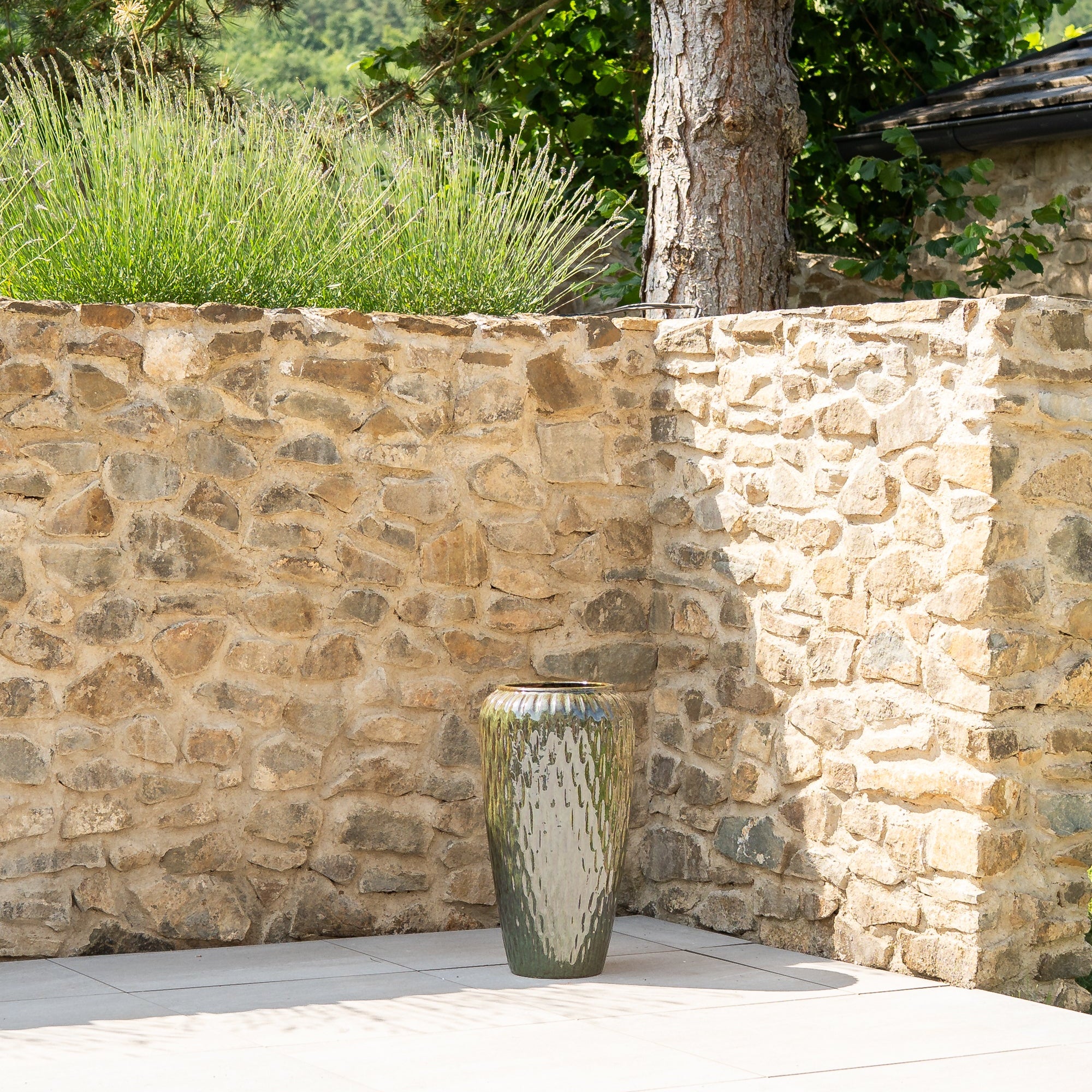 Keramický květináč Pompadour - Tropická zelená