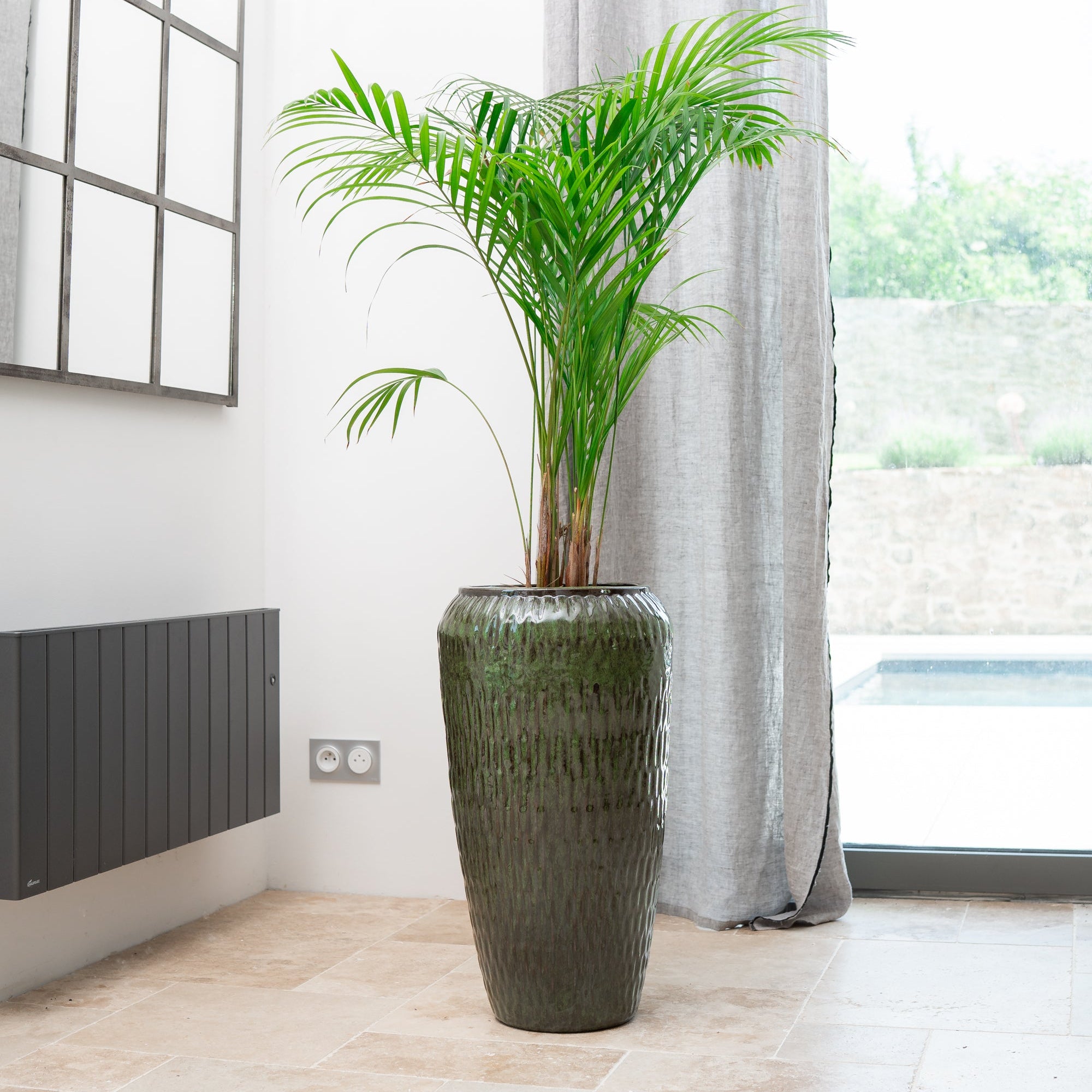 Keramický květináč Pompadour - Tropická zelená