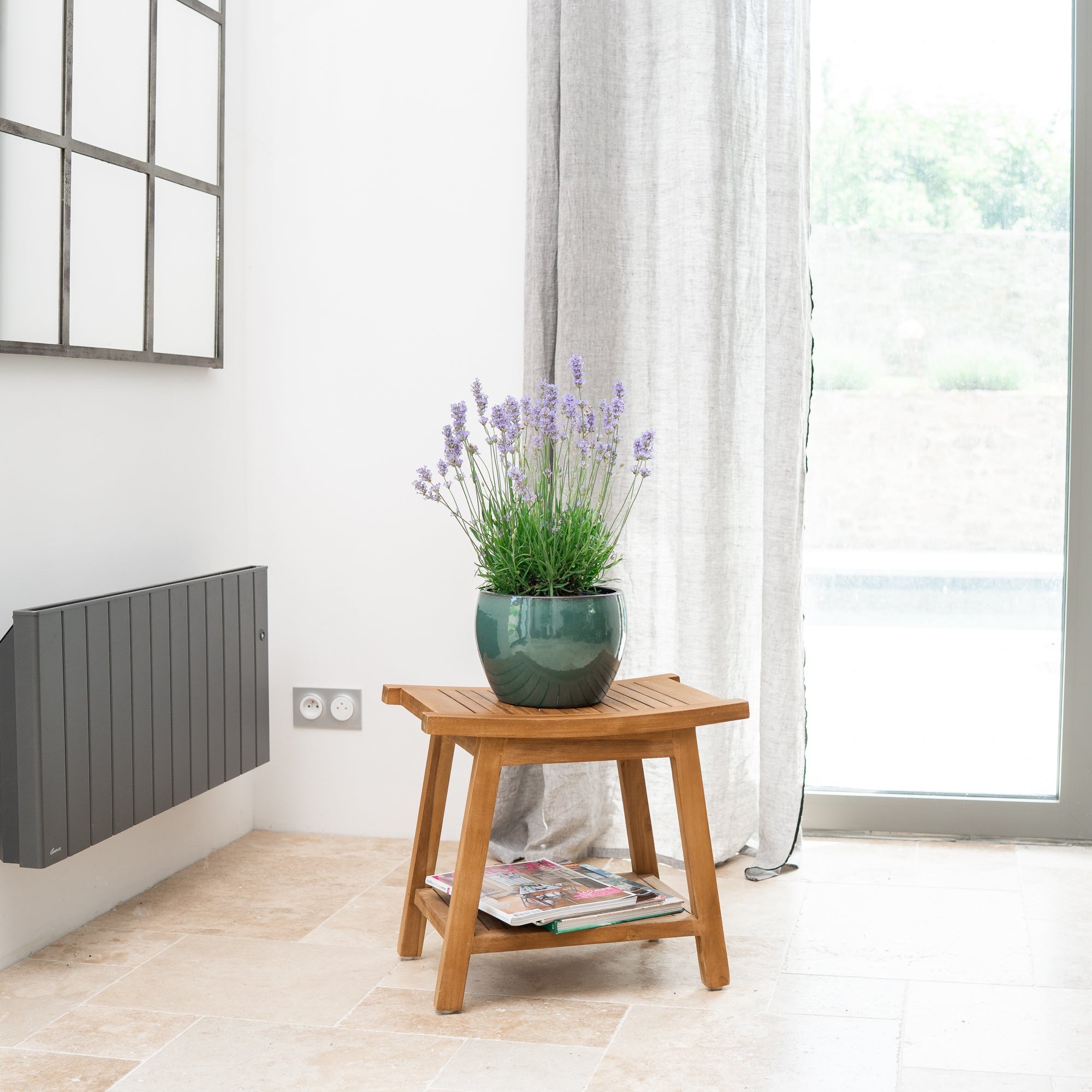 Provencelia ROMULUS nefritová – prémiový keramický květináč, nadčasový design