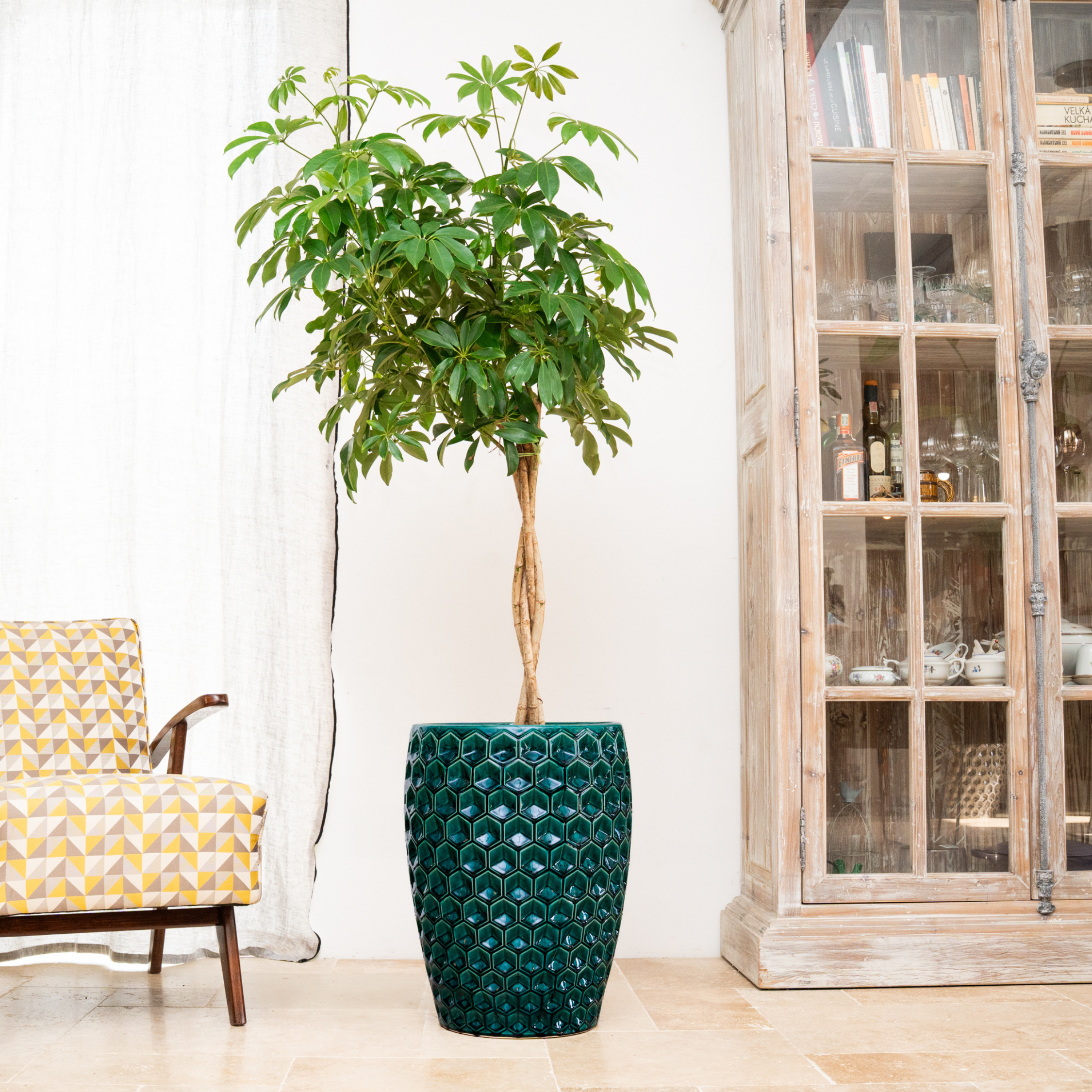 Keramický květináč Versaille - Tmavě Zelená