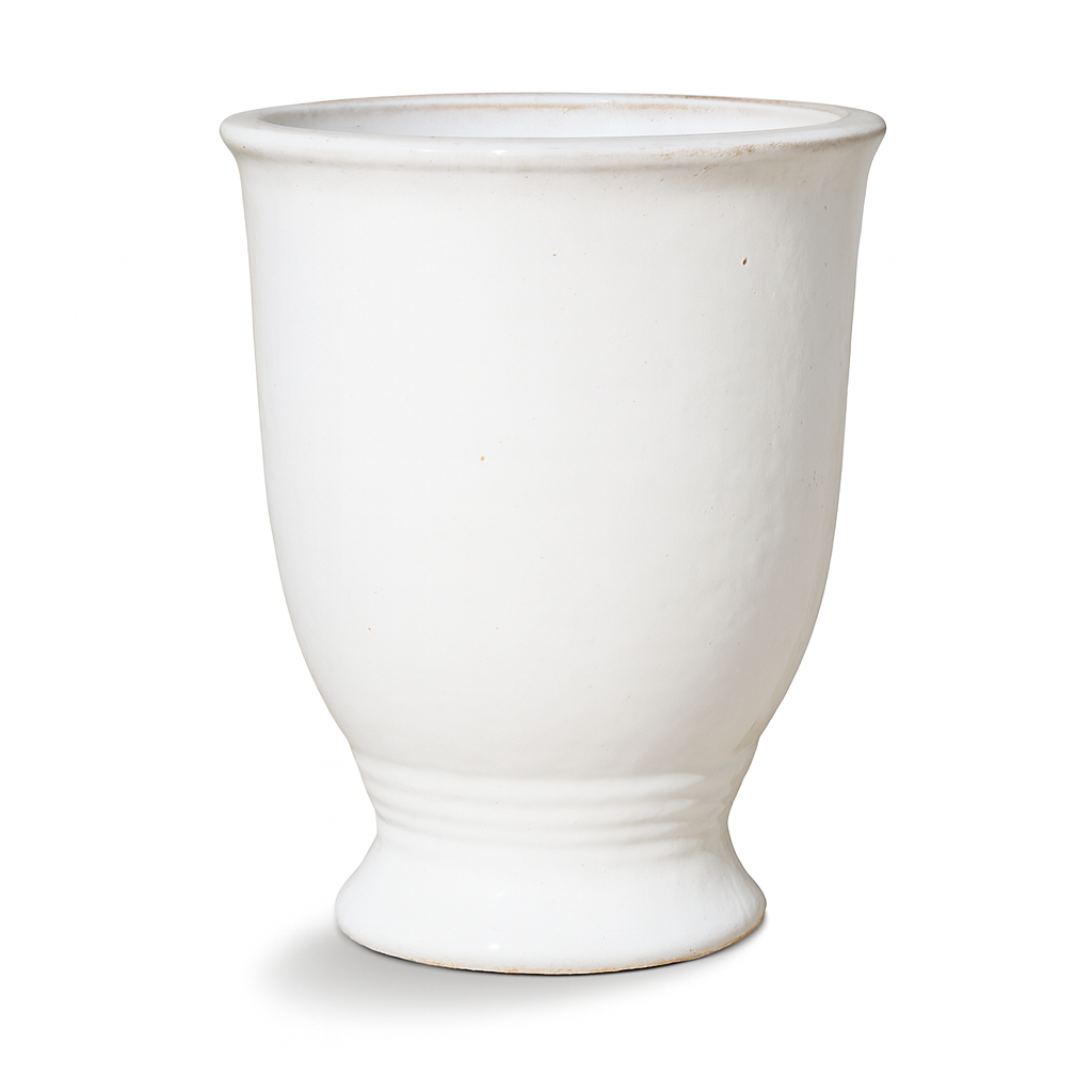 Keramický květináč Arthur - Bílý