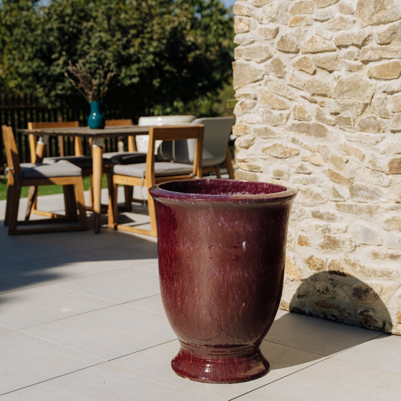 Keramický květináč Arthur - Fialová - Provencelia.cz