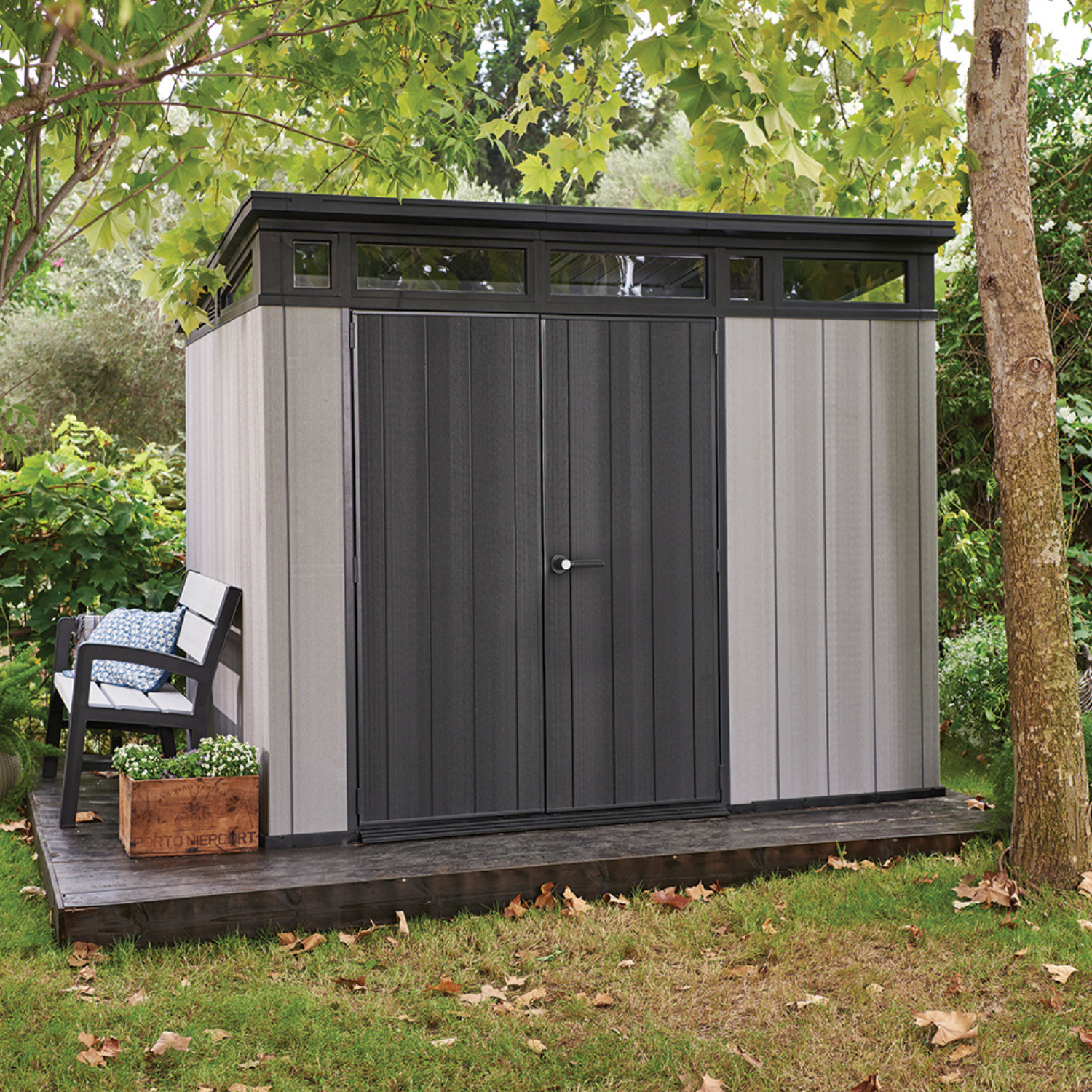 Keter Artisan 9×7 — zahradní domek, šedý