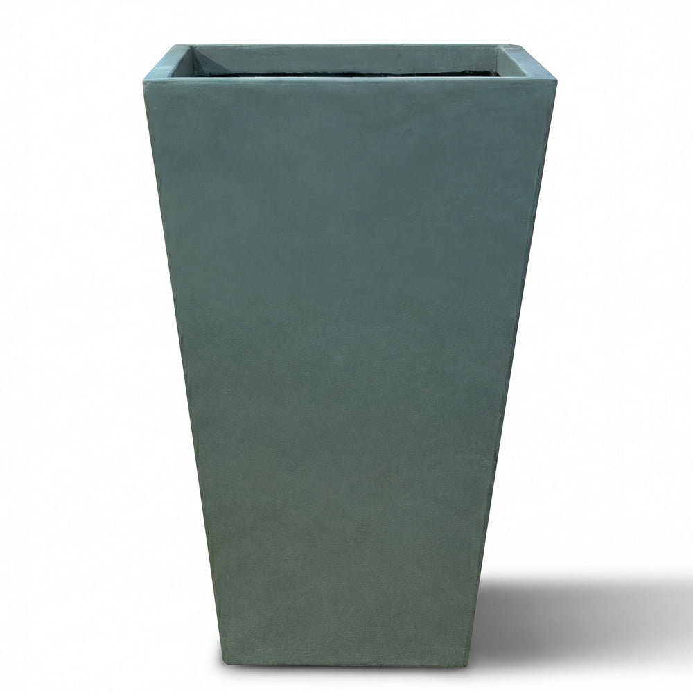 Betonový květináč AERIS - Tmavě zelená - XL (40 x 62 cm)