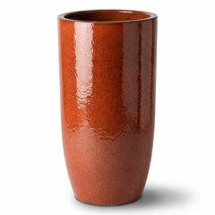 Keramicky květináč Athena - Podzimní oranžová