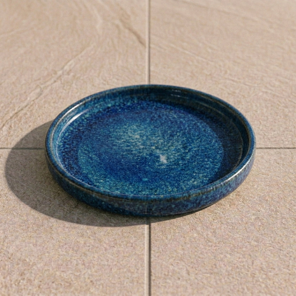Podmiska pod květináč - Mořsky modrá (Ø 15–40 cm)