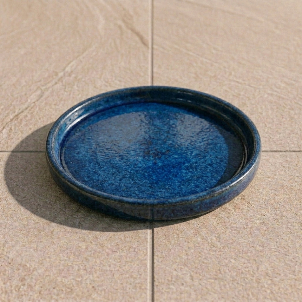 Podmiska pod květináč - Majorellová modř (Ø 21–49 cm)