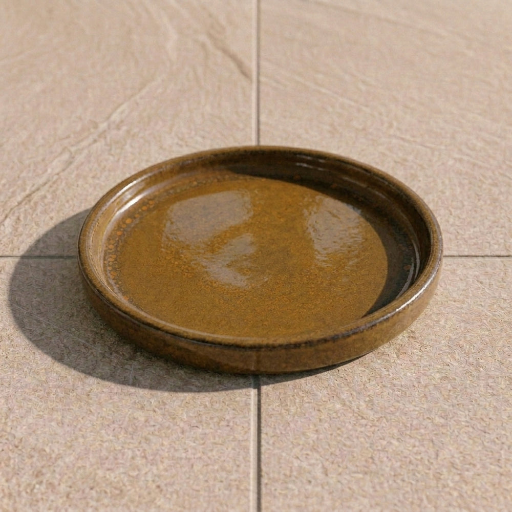 Podmiska pod květináč - Pouštní žlutá (Ø 16–49 cm)
