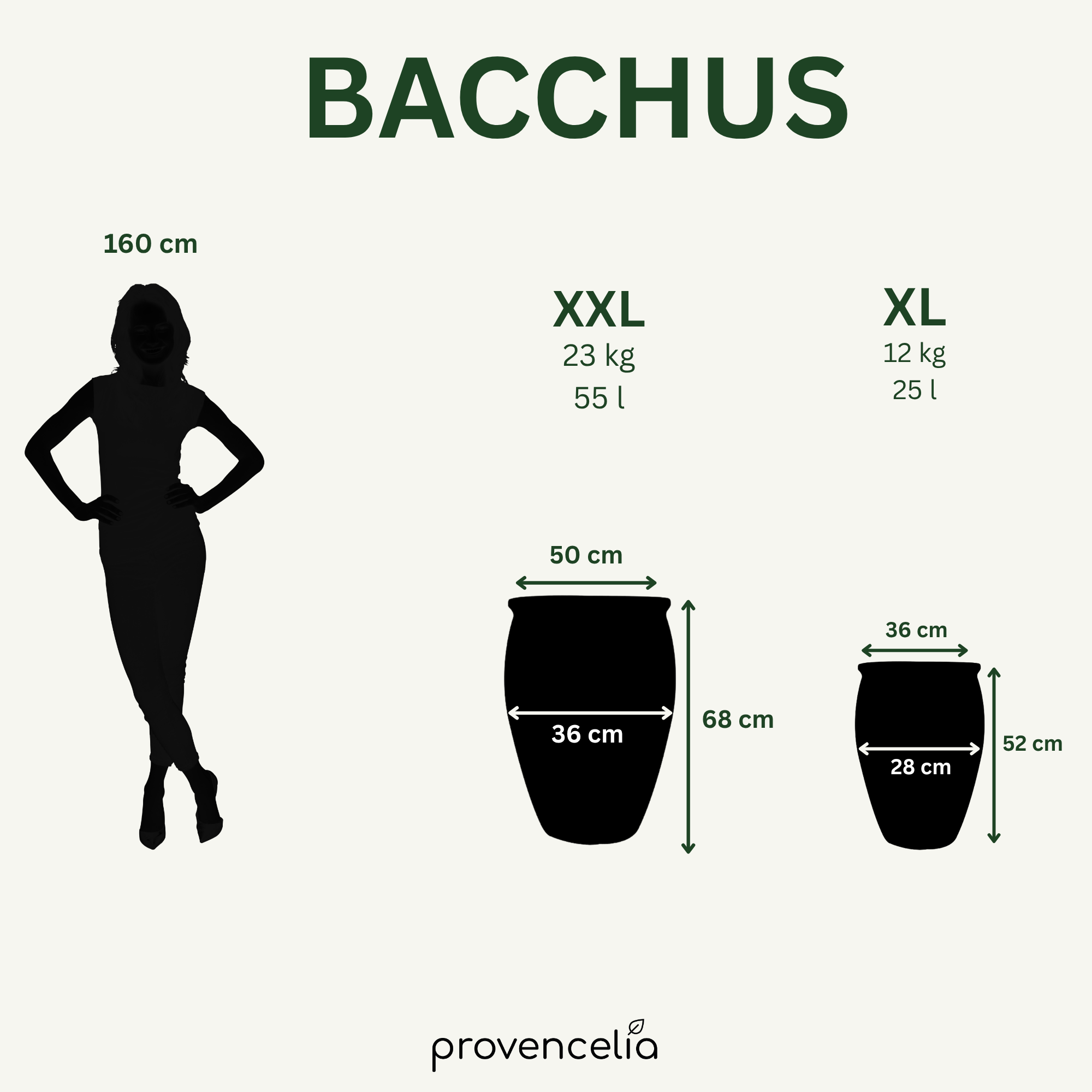 Keramický květináč BACCHUS - Krémová