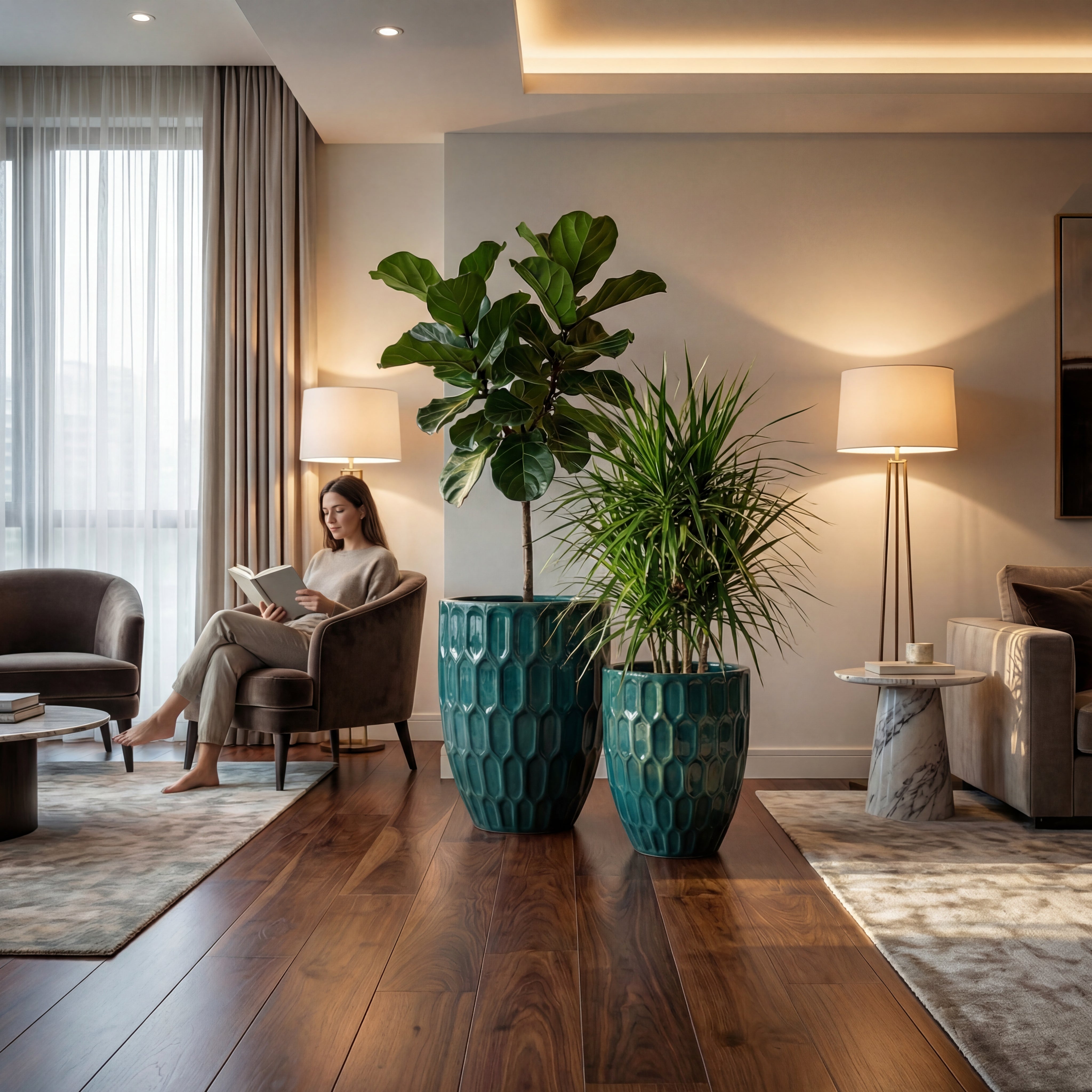 Keramický květináč DAUDET - doplňující náhled