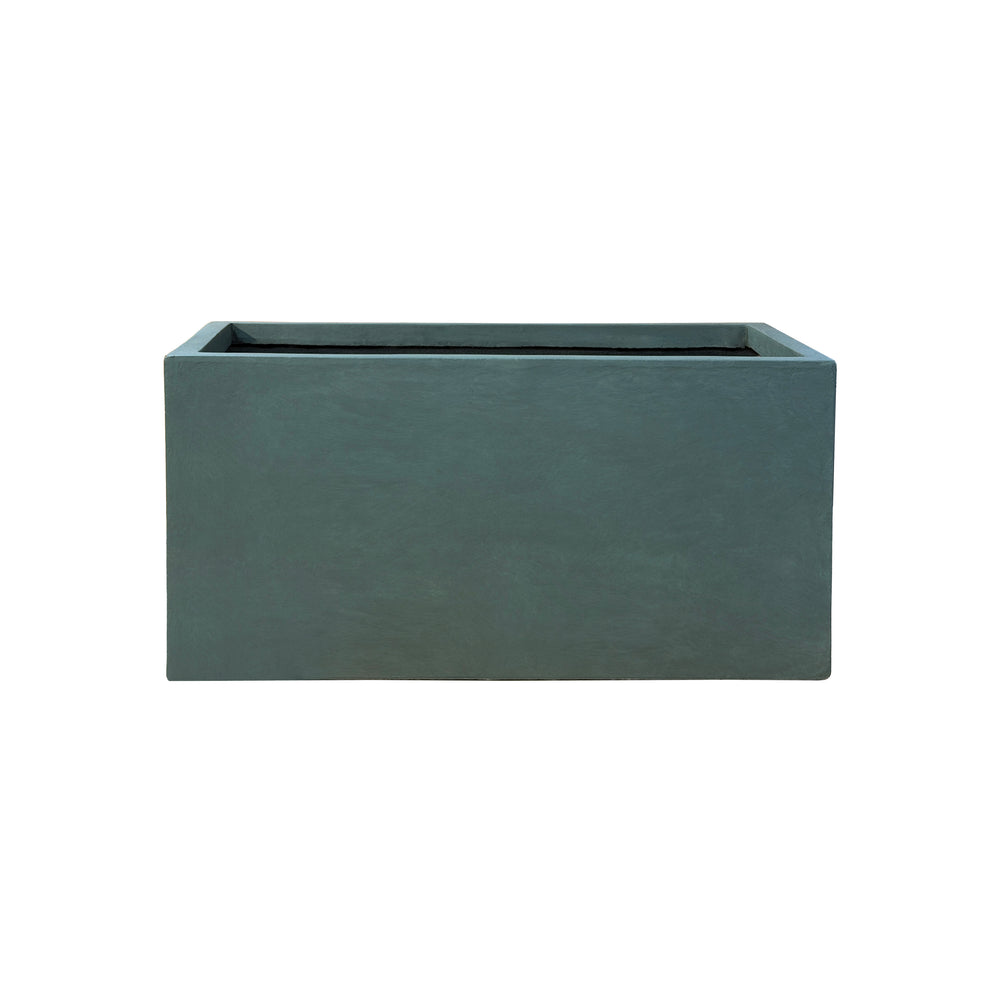 Betonový květináč Horizon (99 x 46 x 46 cm) - Tmavě zelená