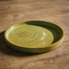 Podmiska pod květináč - Podzimní zelená