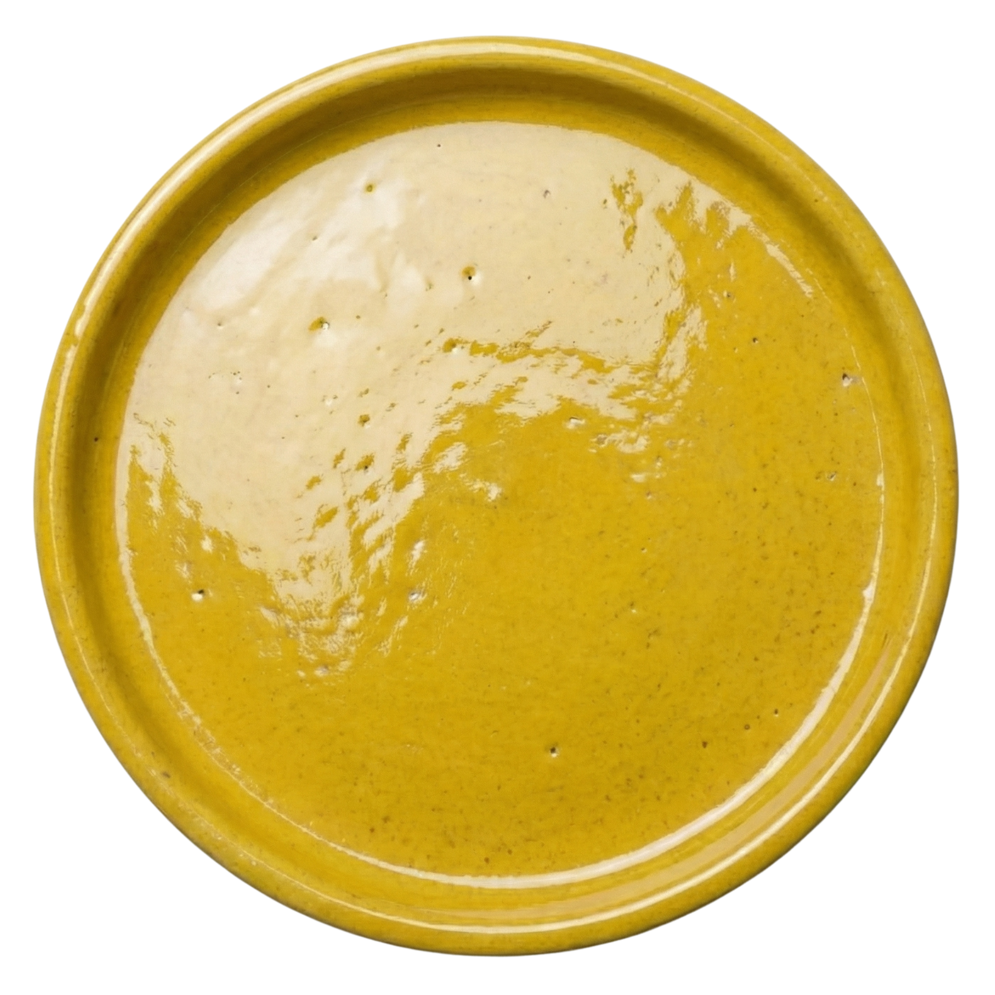 Podmiska pod květináč - Žlutá